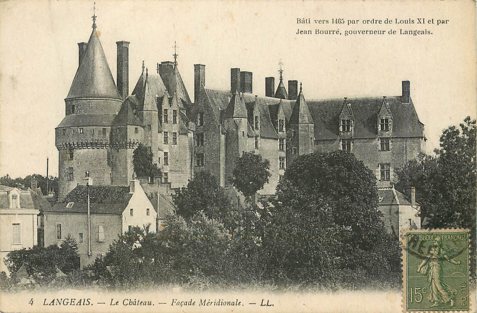 CPA Langeais Le Chateau Facade Meridionale