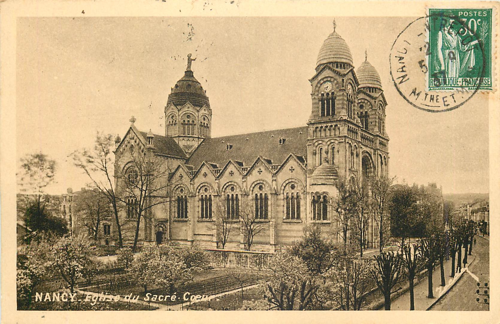 CPA Nancy Eglise du Sacre Coeur 