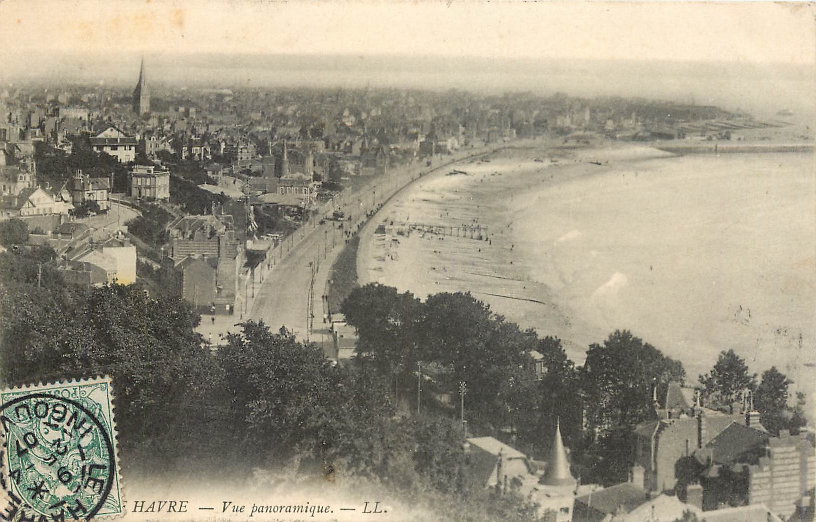 CPA Le Havre vu Panoramique
