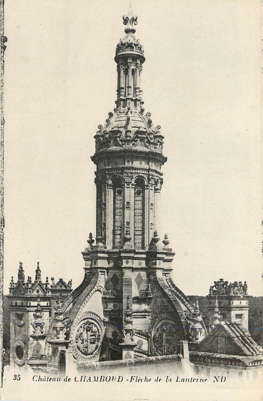 CPA Château de Chambord - Fleche de la Lanterne