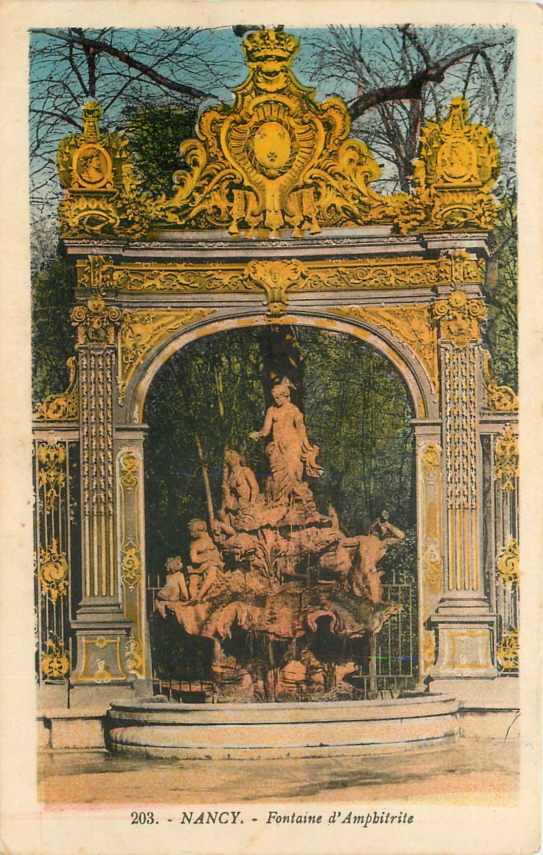 CPA Nancy - Fontaine d'Amphitrite