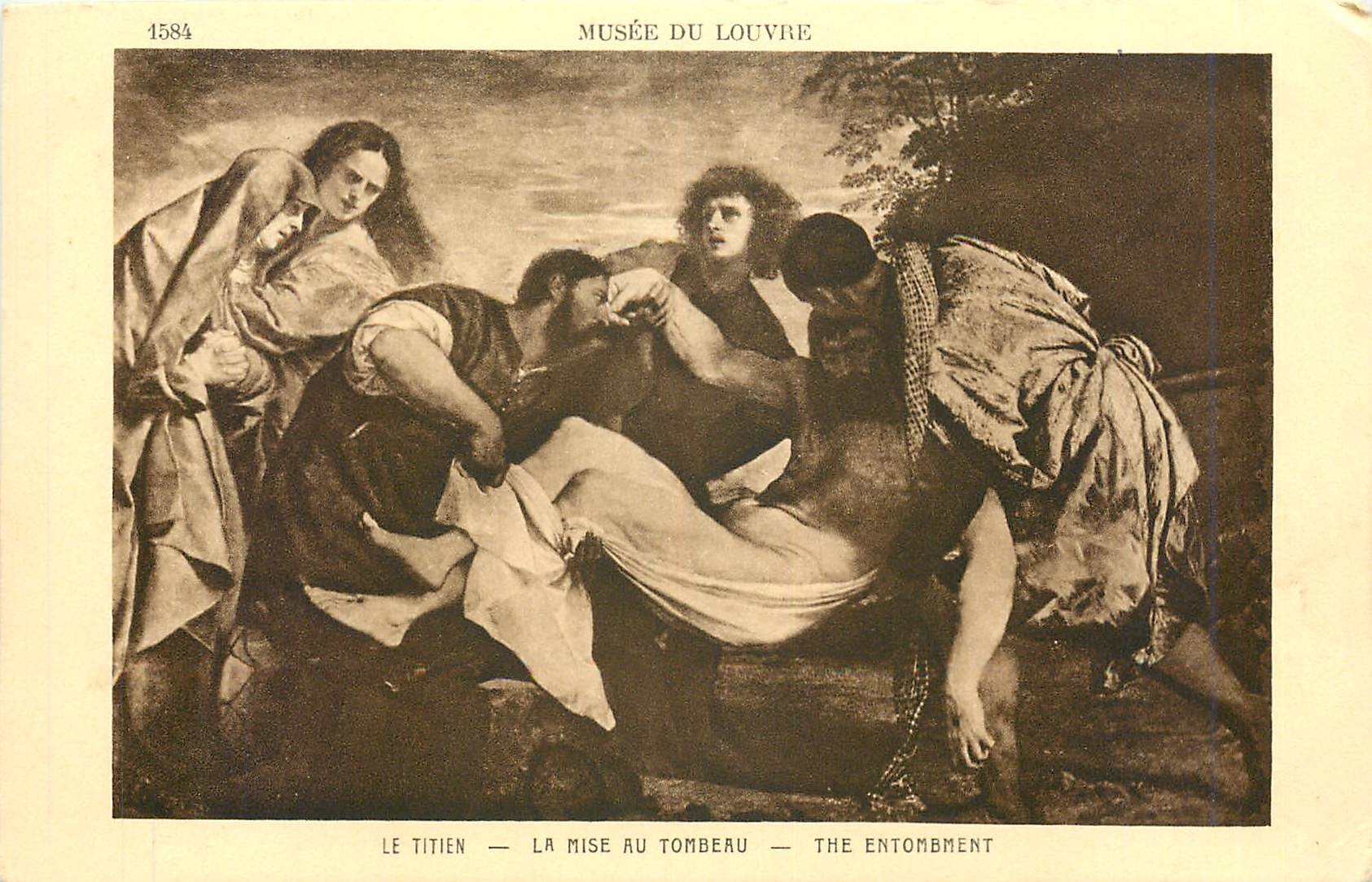 CPA Le Titien - La Mise au Tombeau