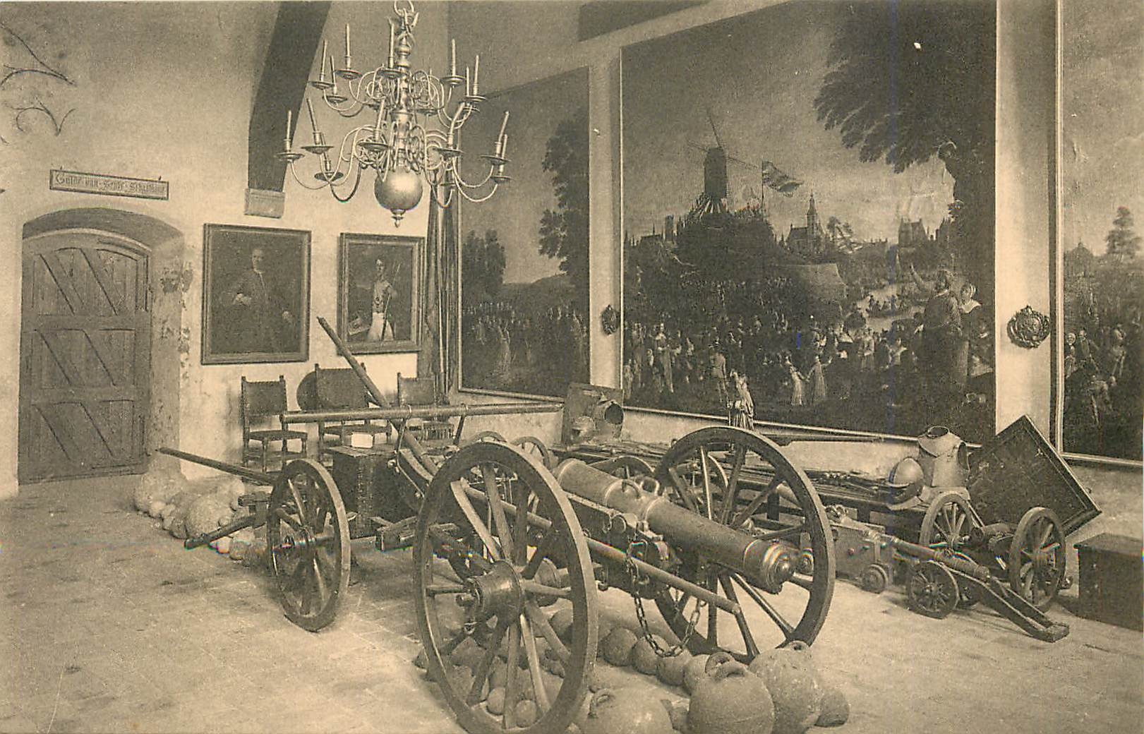 CPA Gand musee d'Archeologie salle des confreries militaires