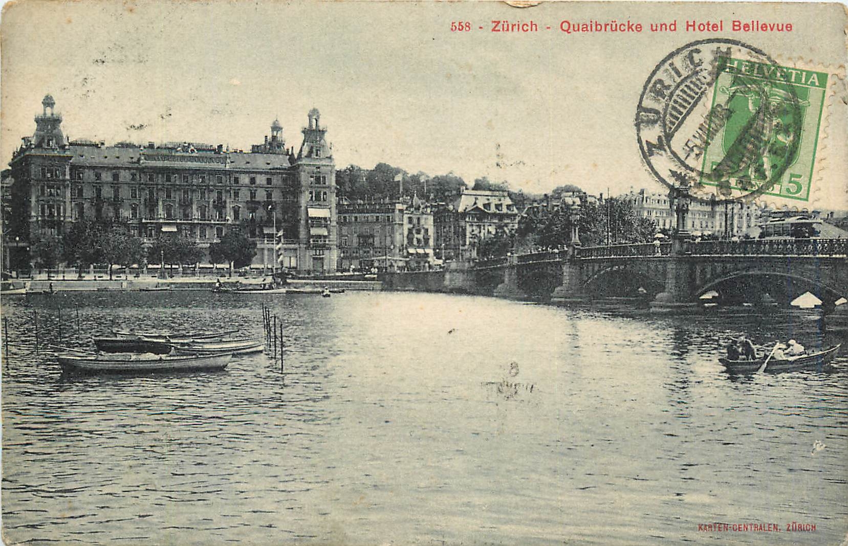 CPA Zurich Quaibrucke und hotel Bellevue