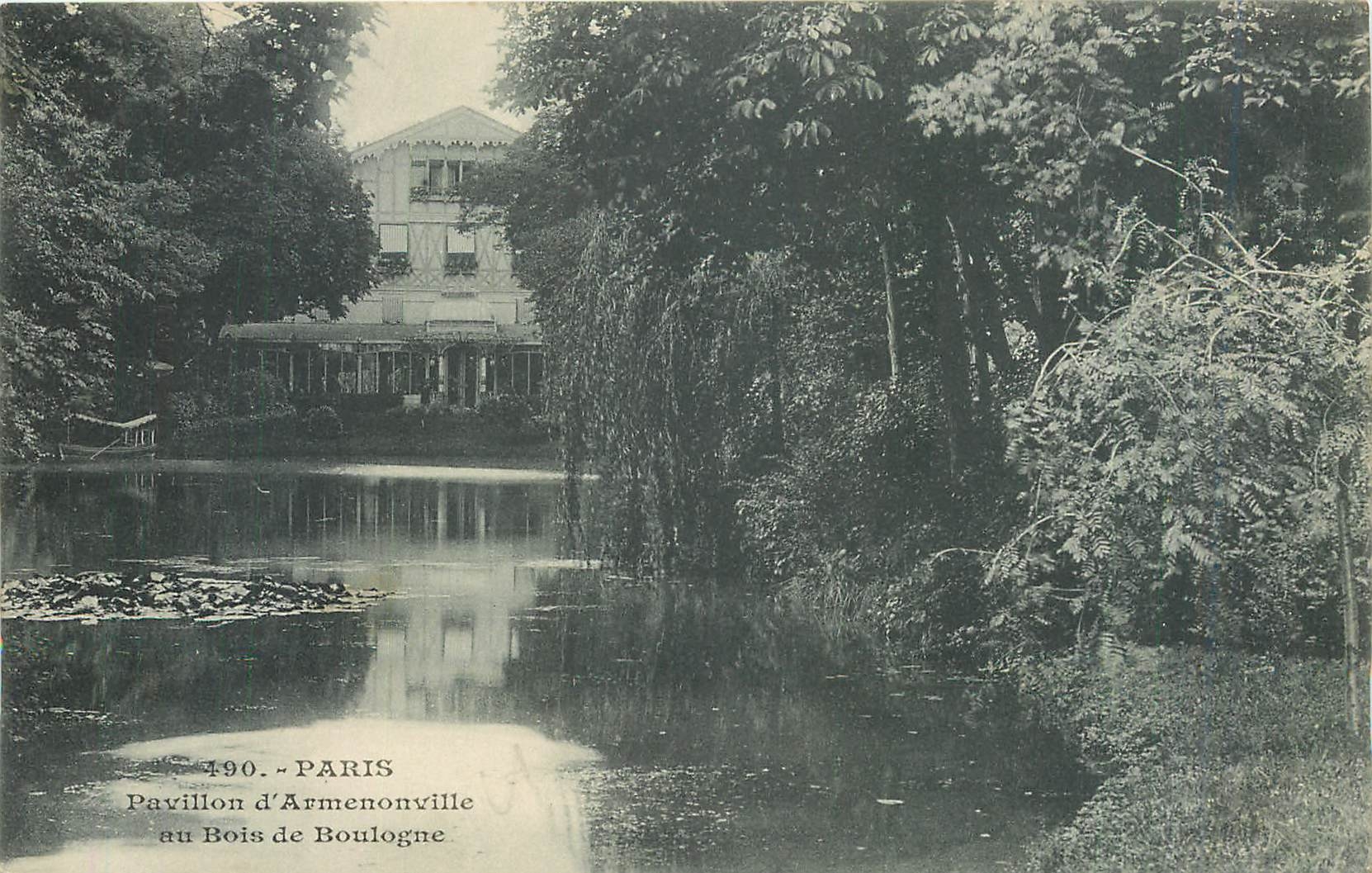 CPA Paris pavillon d'Armenonville au bois de Boulogne