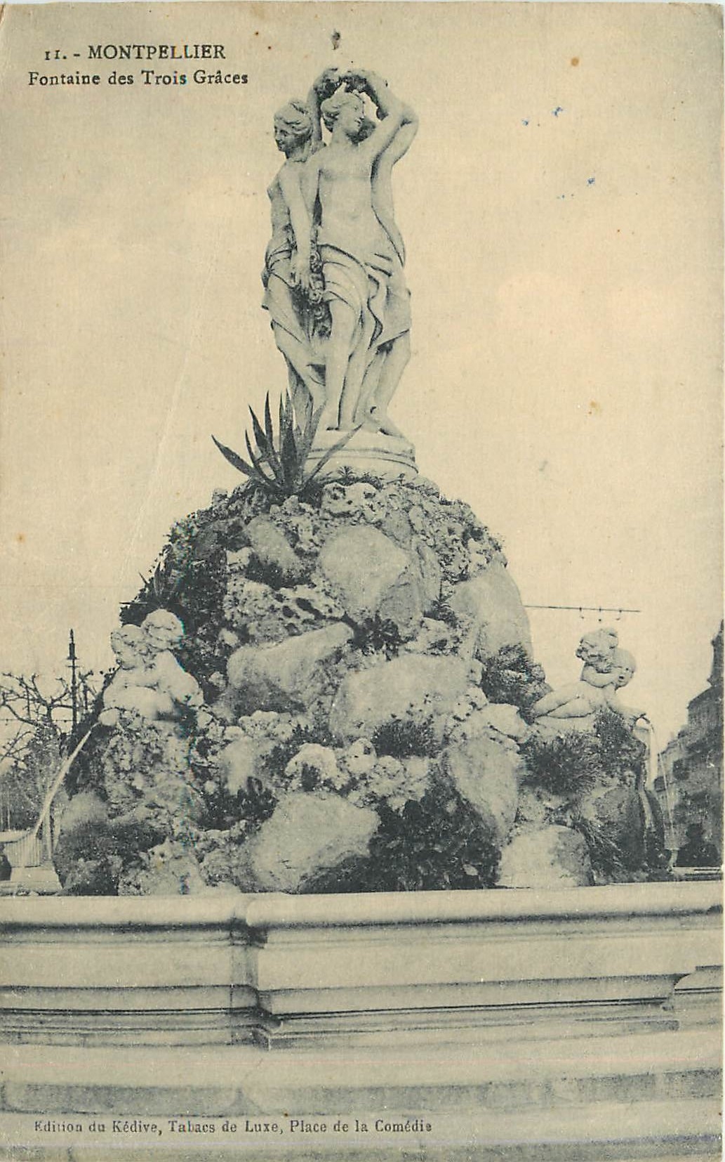 CPA Montpellier Fontaine des Trois Graces