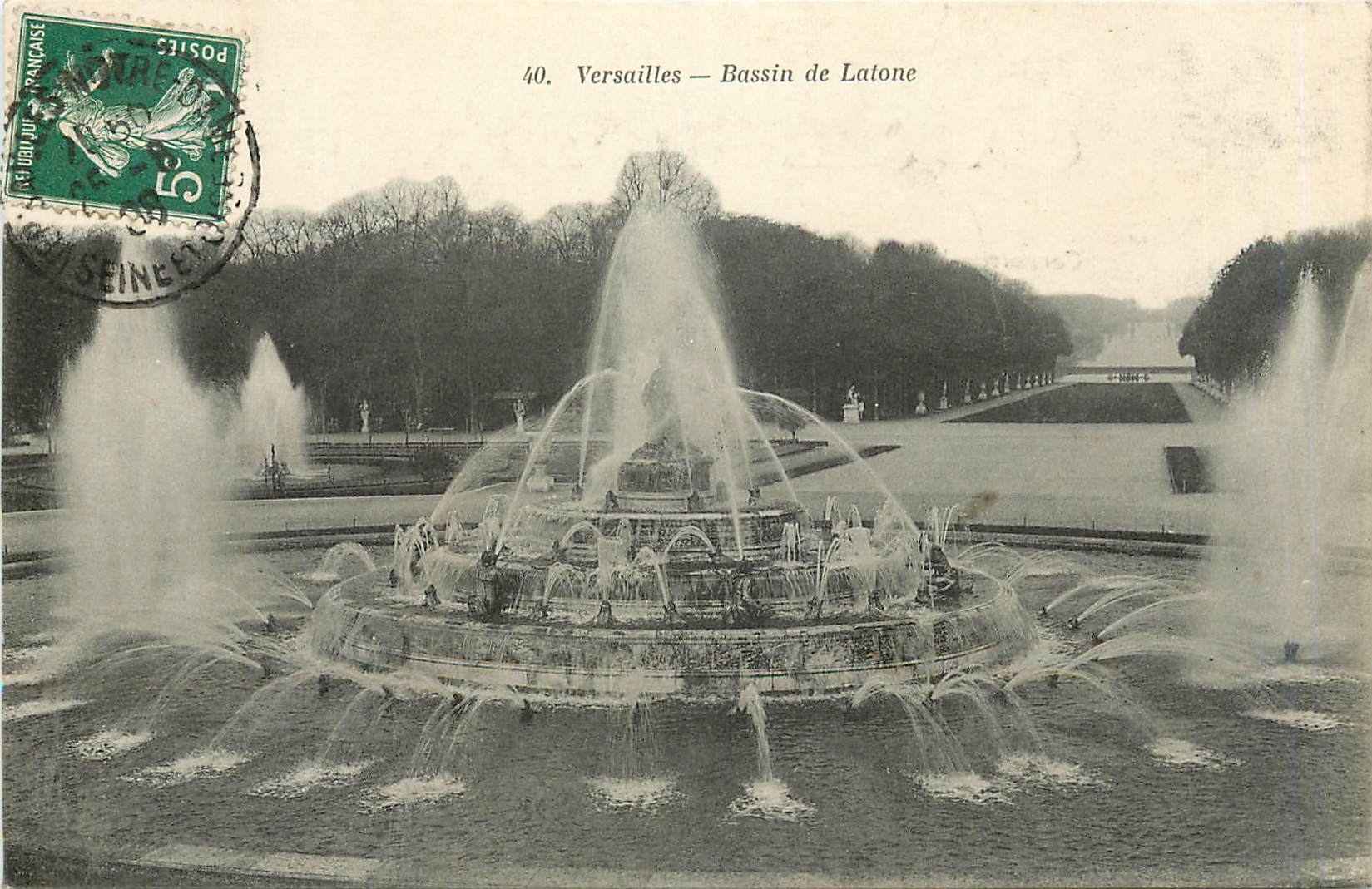 CPA Versailles Bassin de Latone 