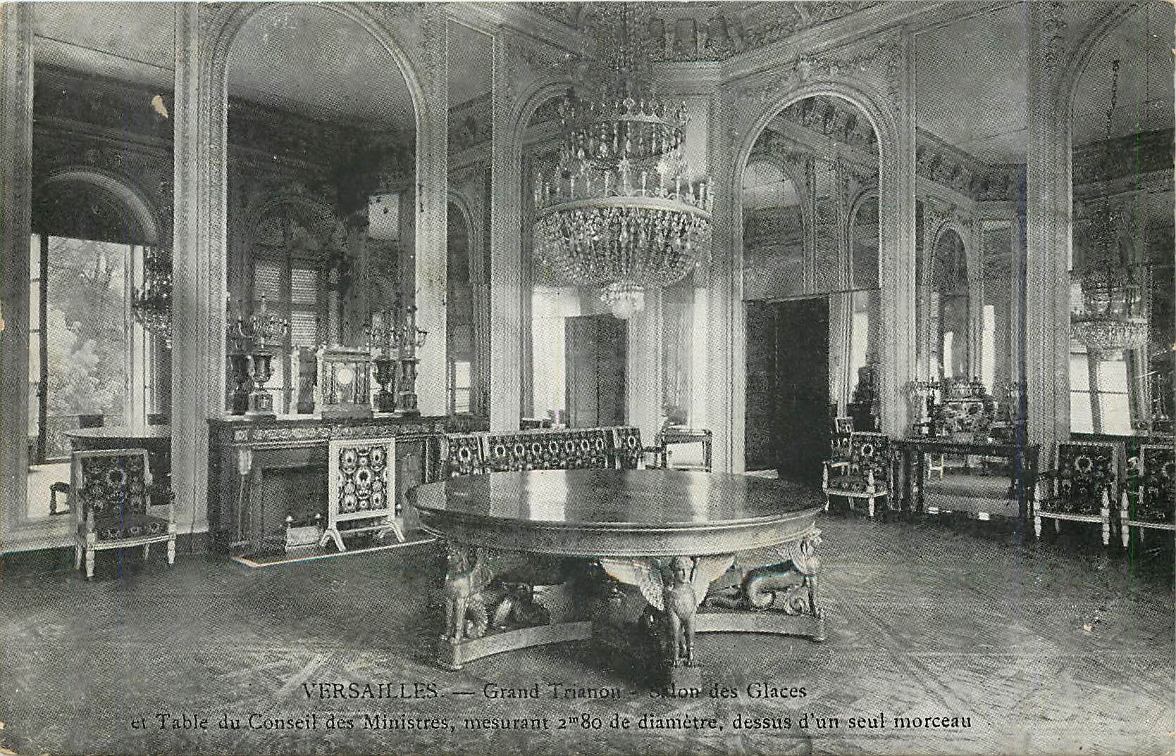 CPA Versailles Grand Trianon Salon des Glaces 
