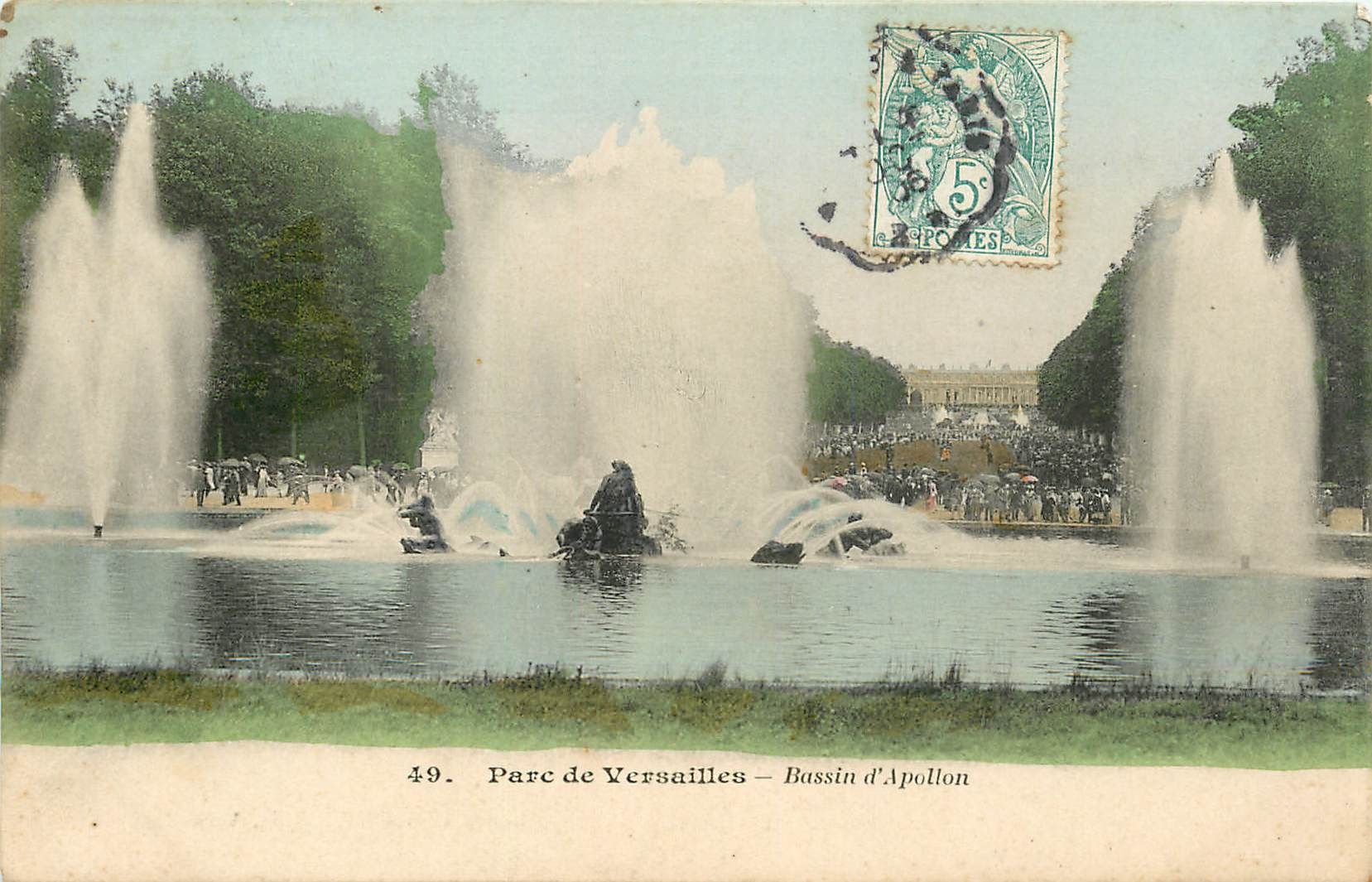CPA Parc de Versailles Bassin d'Apollon 