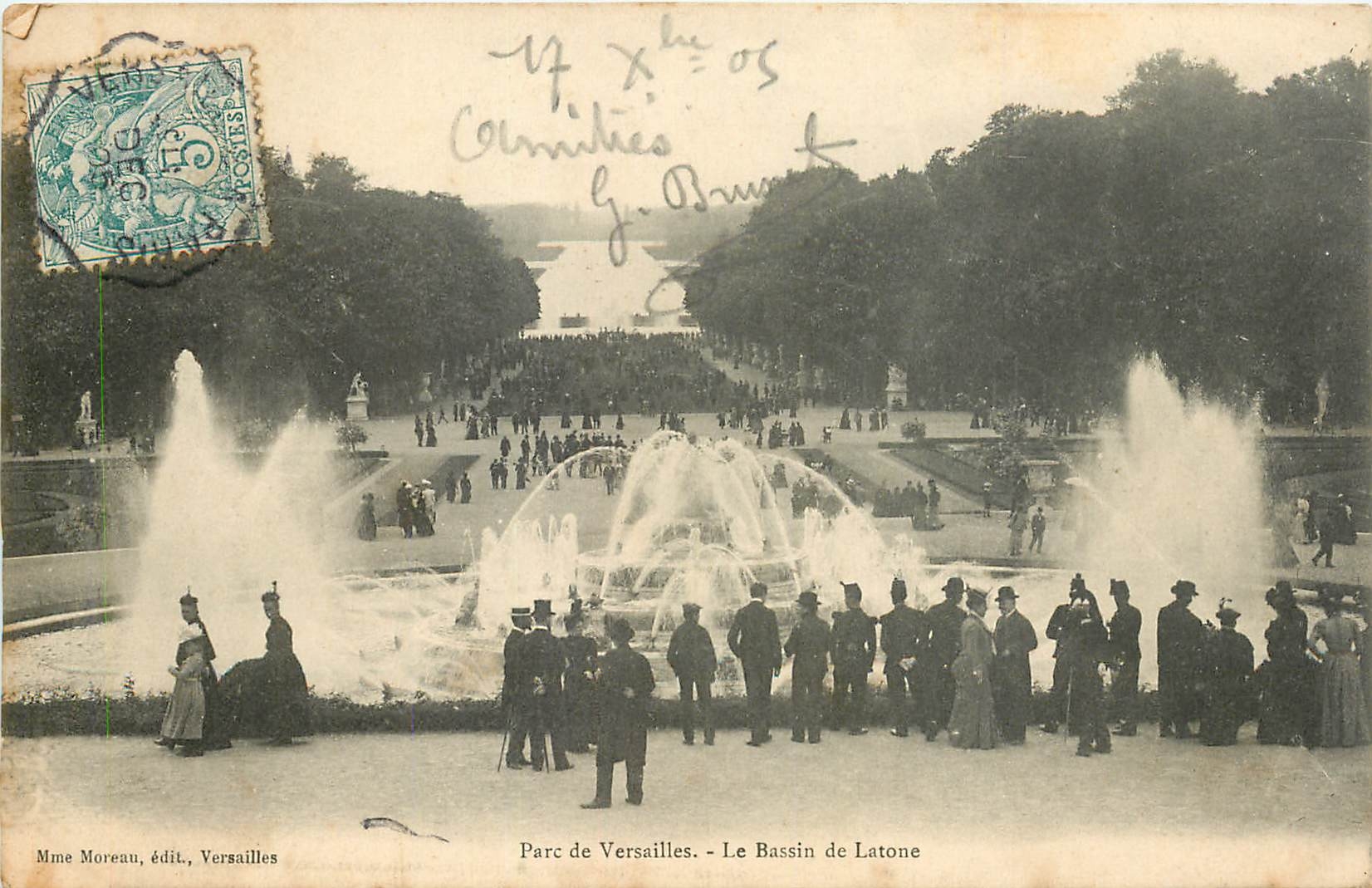 CPA Parc de Versailles Le Bassin de Latone 