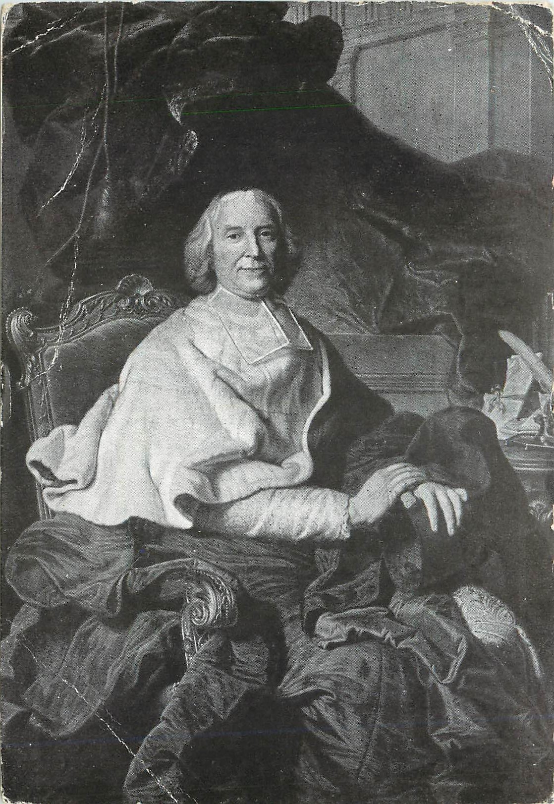 CPA Le Cardinal de Fleury Grand Maitre des Courriers 