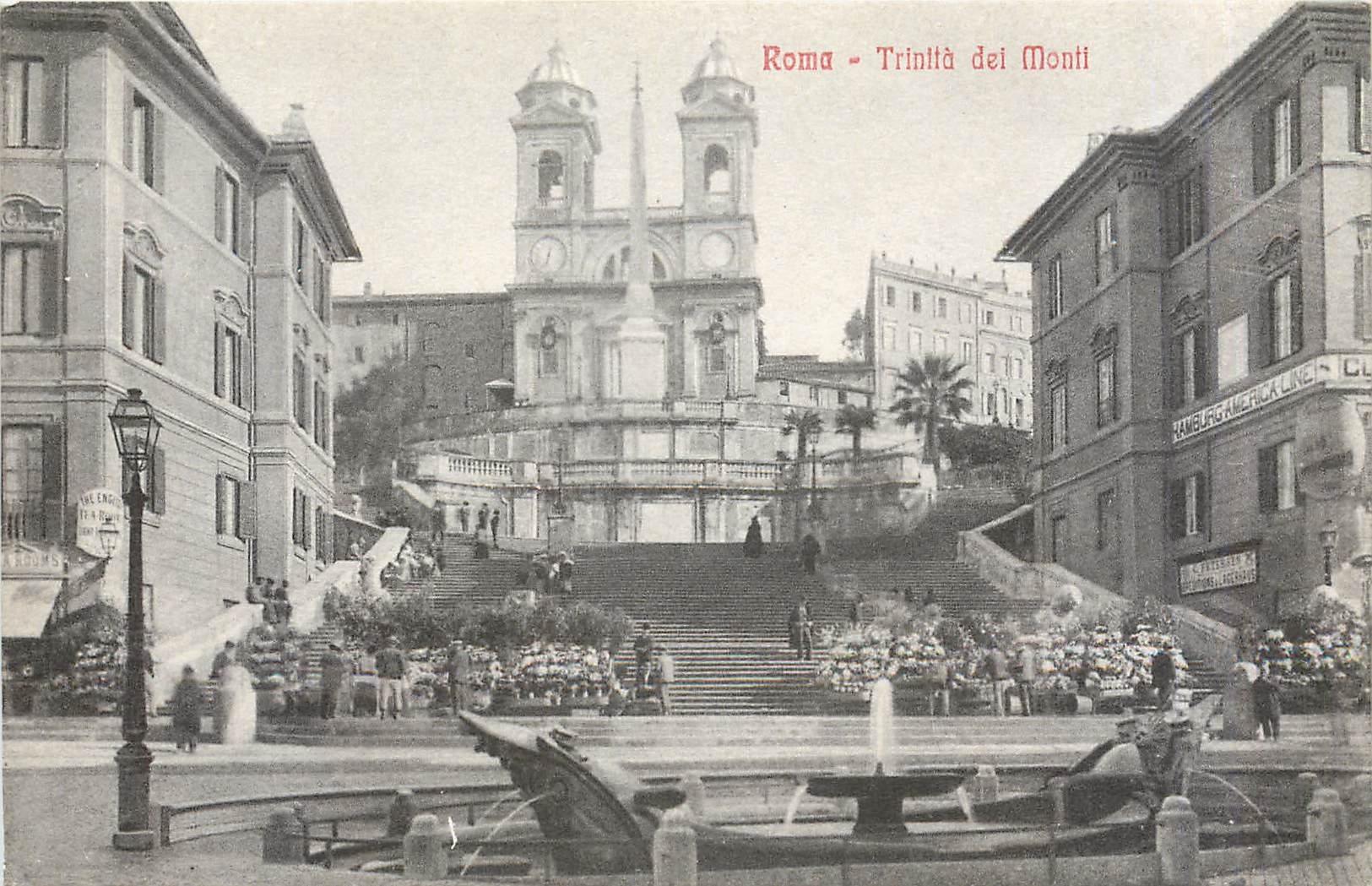 CPA Roma Trinita del Monti 