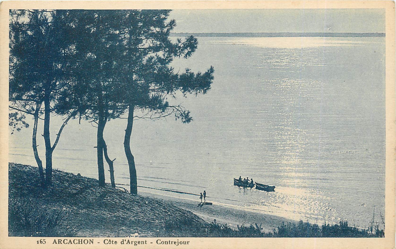 CPA Arcachon Cote d'Argent Contrejour 