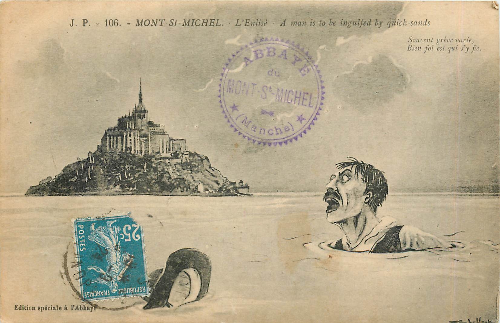 CPA MONT-St MICHEL- L'enlise