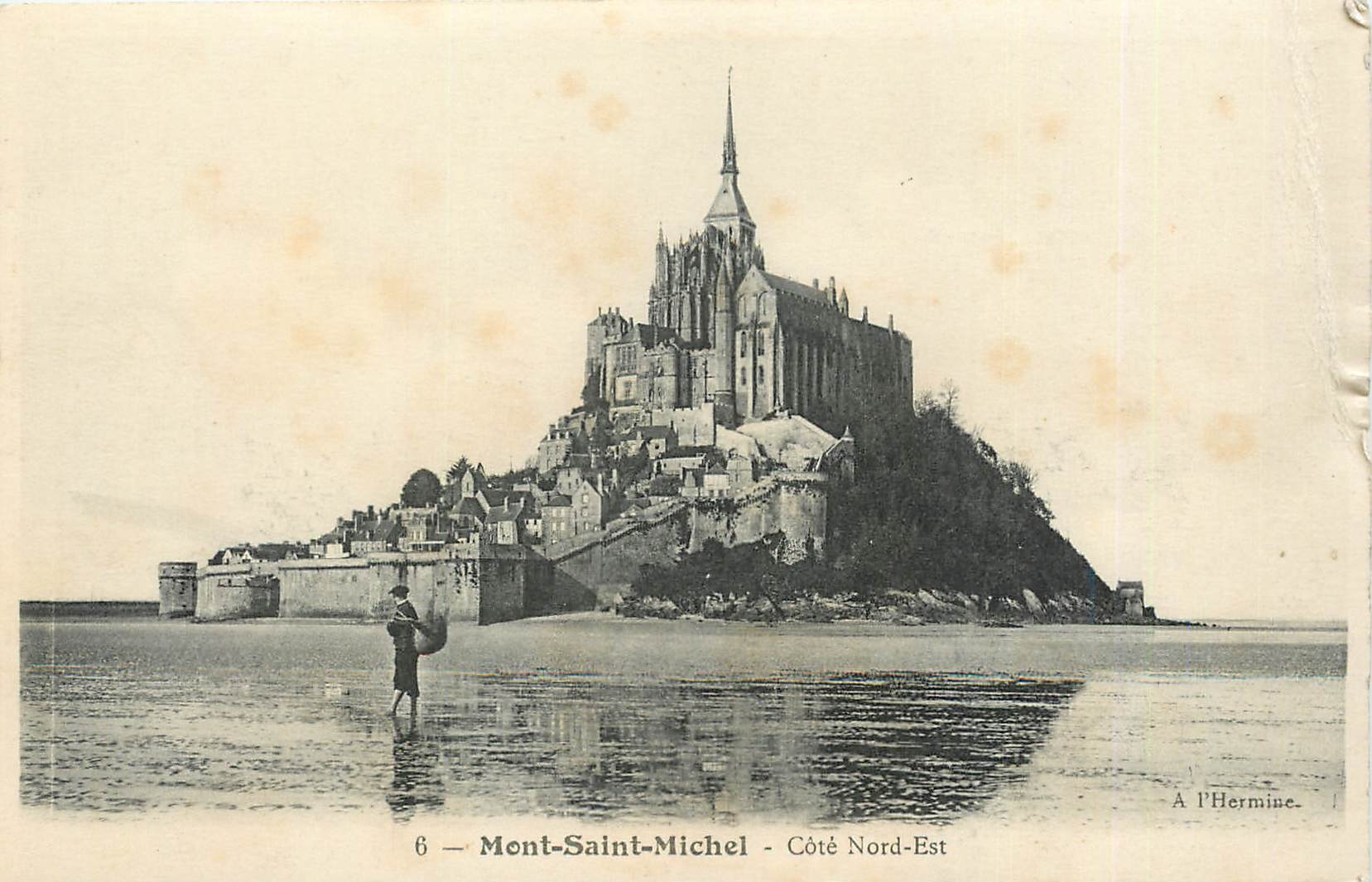 CPA MONT ST MICHEL(Mnche) Reflets du soir
