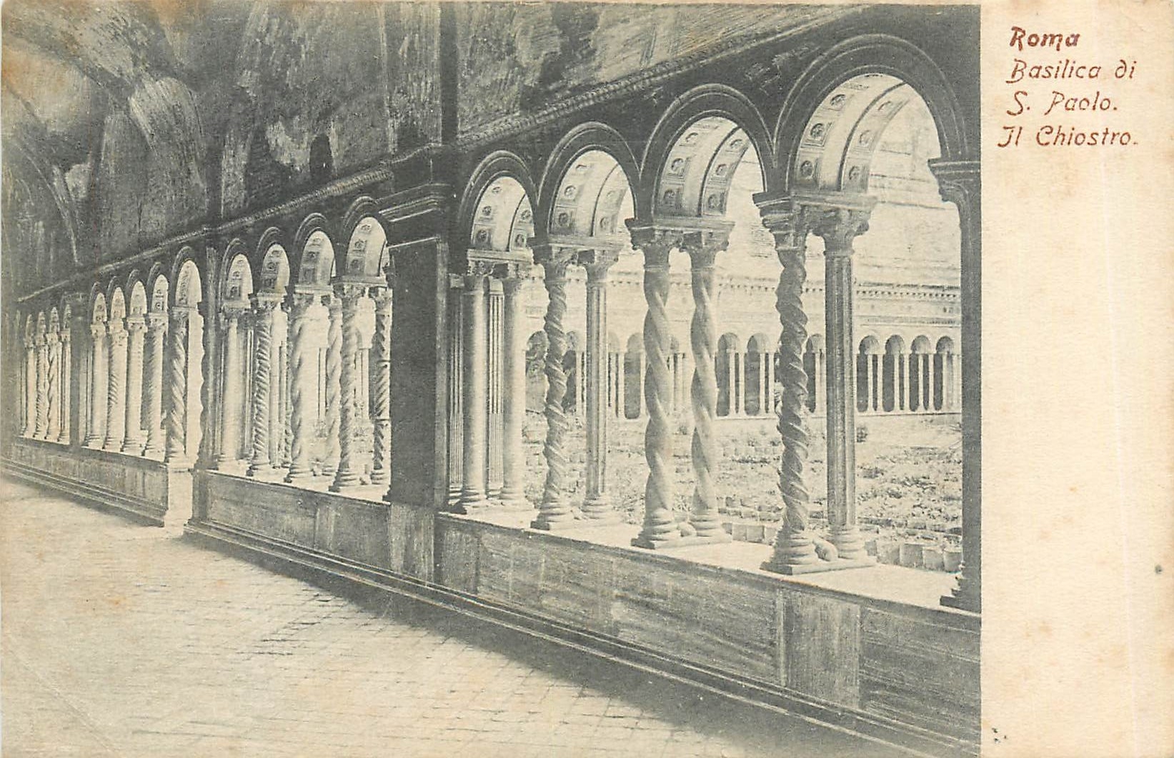 CPA Roma-basilic di S paolo Jl chiostro