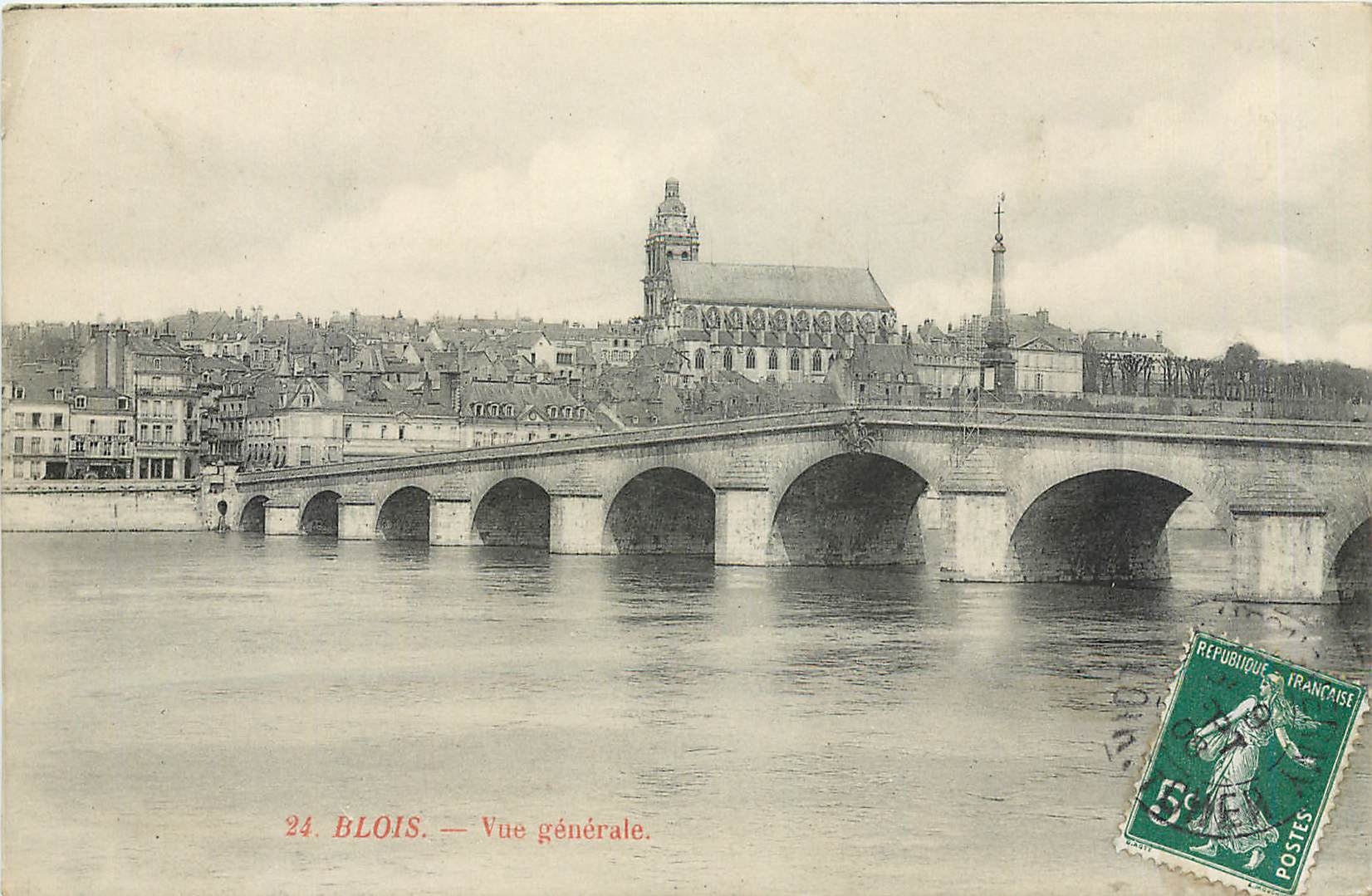 CPA Blois vue generale