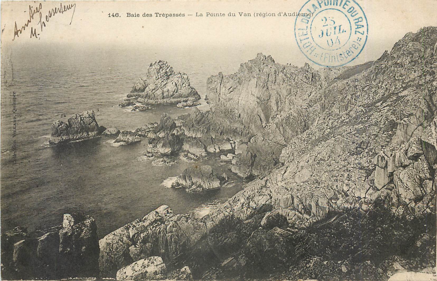 CPA Baie des trepasees la pointe du van regin d'Audien