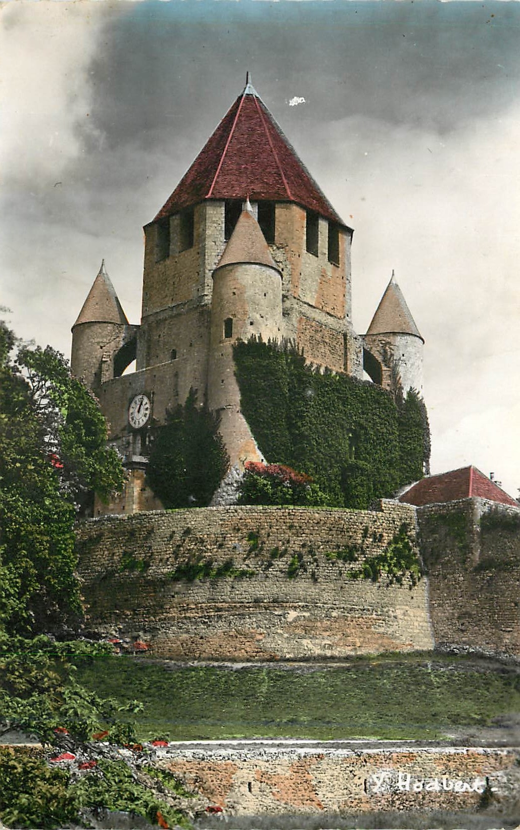 CPM Provins seine et Marne la tour de cesar angle sur ouest ou Tour du omte elle fut le thetre de vi