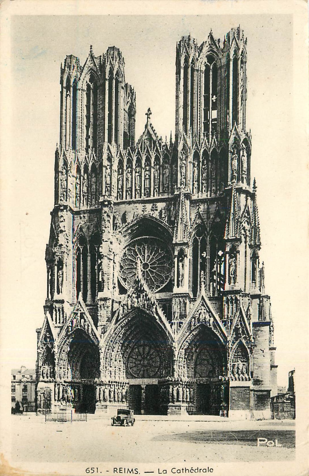 CPA Reims La cthedrale
