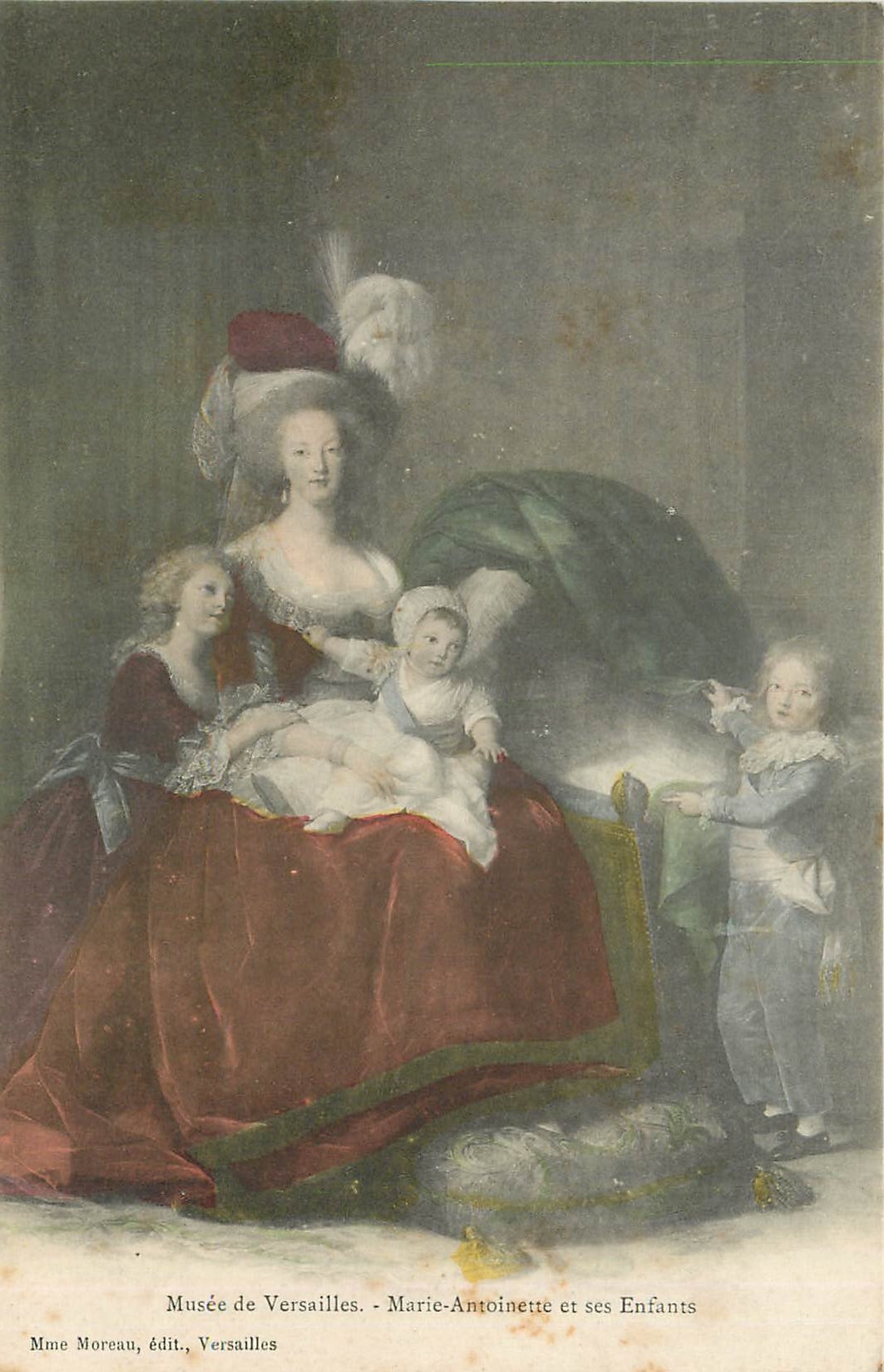 CPA Musee de versailles Marie Antoinette et ses enfants