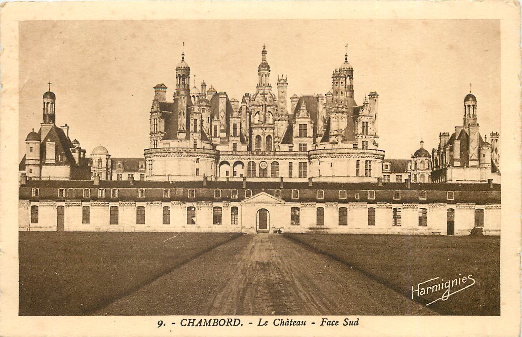 CPA Chambord Le Chateau Face Sud 