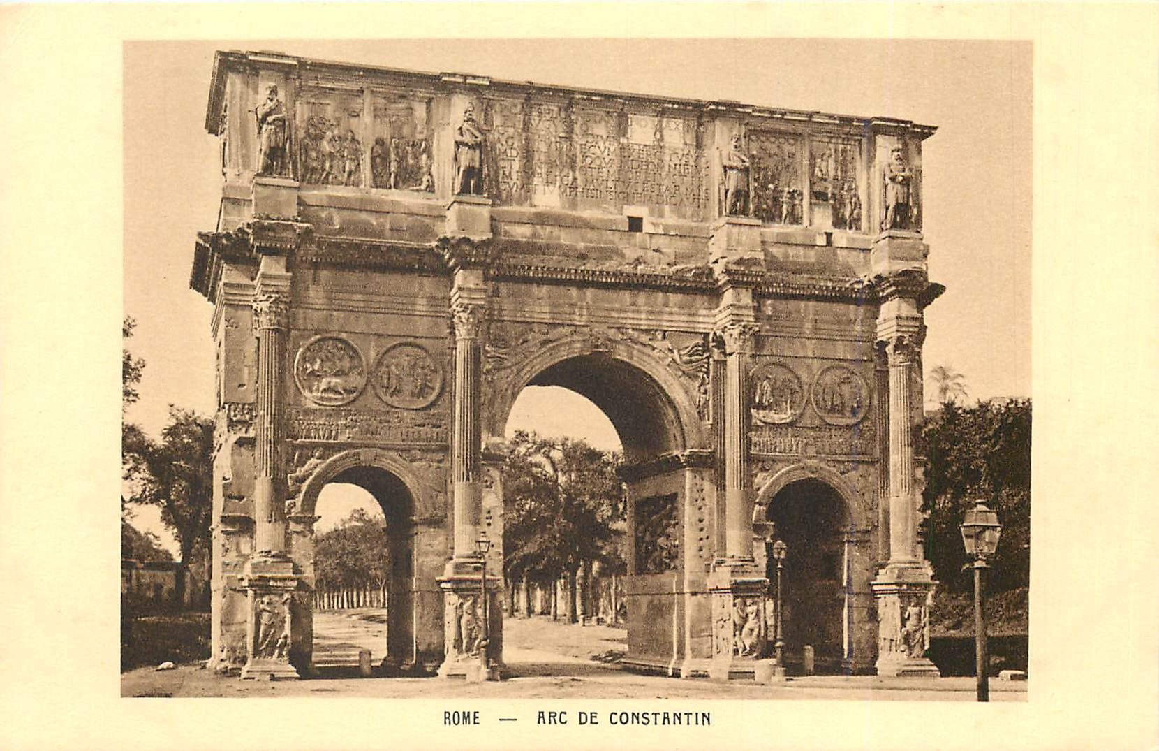 CPA Rome Arc de Constantin 