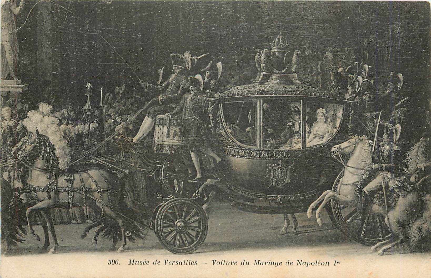 CPA Musee de Versailles Voiture du Mariage de Napoleon 1er 