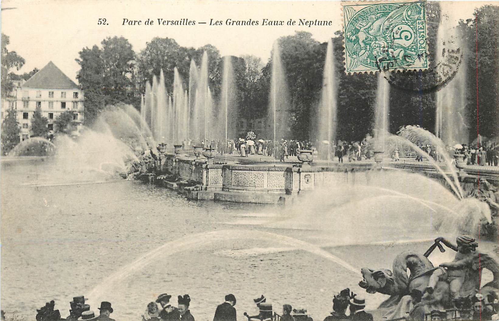 CPA Parc de Versailles Les Grandes Eaux de Neptune