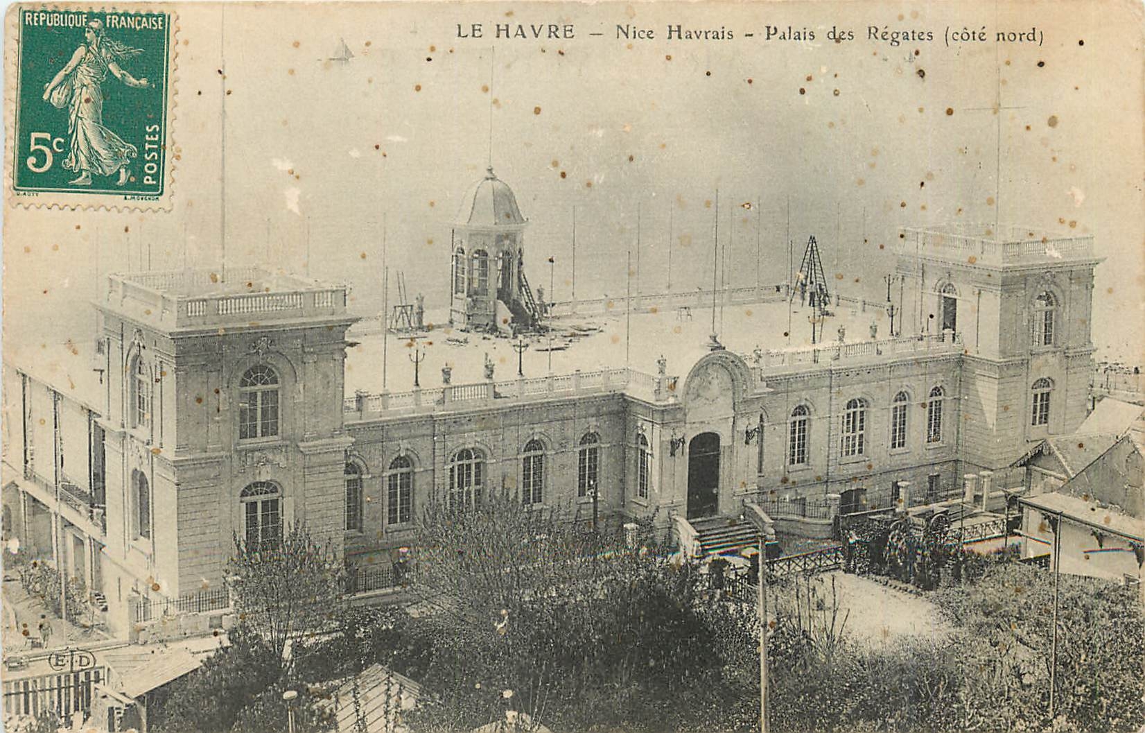 CPA Le Havre Nice Havrais Palais des Regates