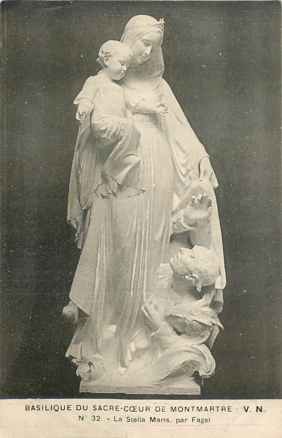 CPA Basilique du Sacre Coeur de Montmartre La Stella Maris par Fagel 