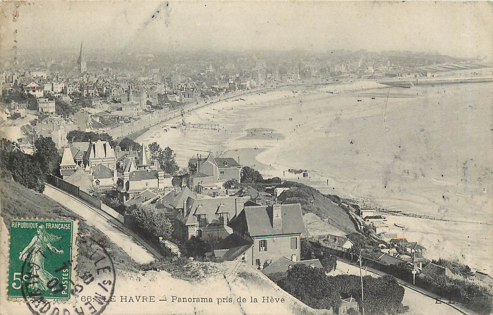 CPA Le Havre Panorama pris de la Heve