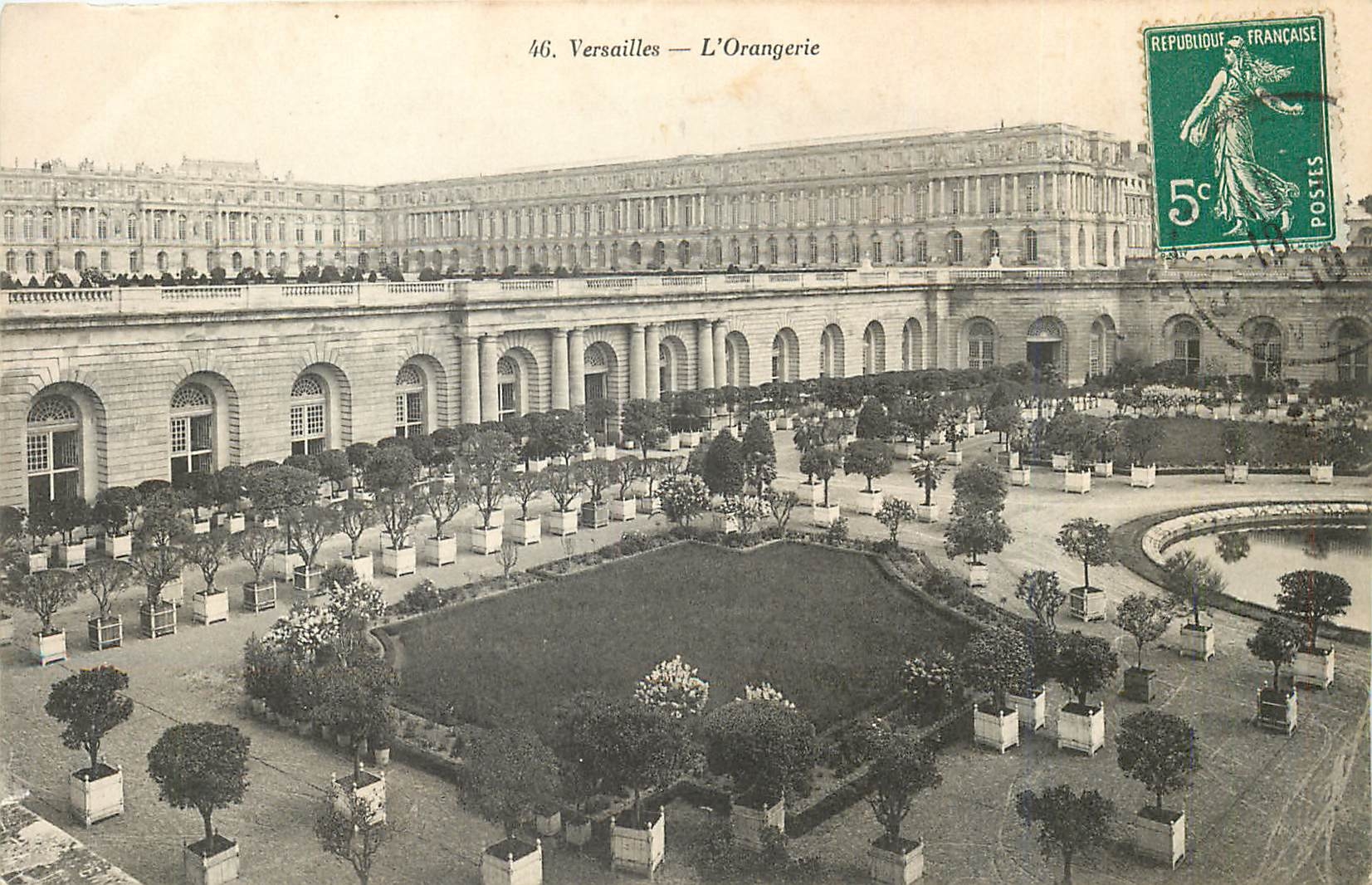 CPA Versailles L'Orangerie 