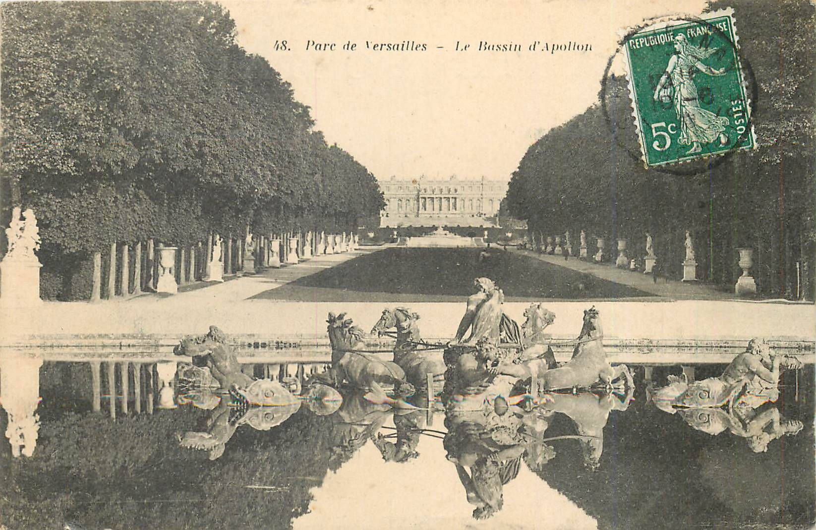 CPA Parc de Versailles Le Bassin d'Apollon 