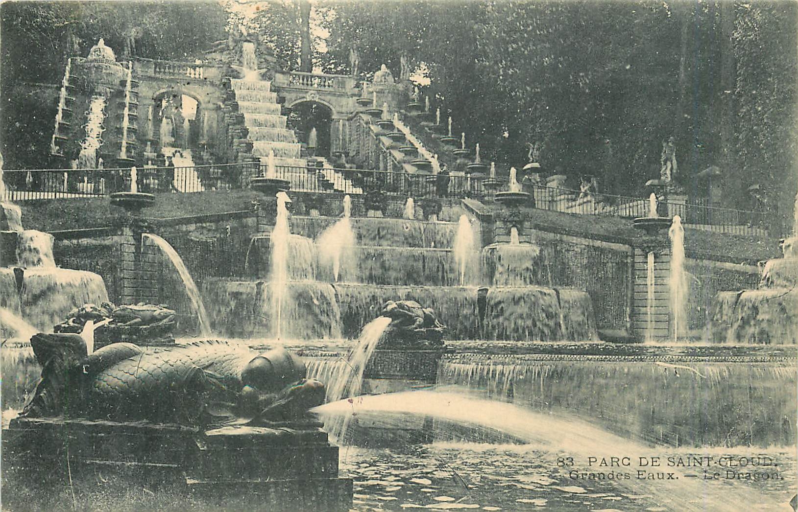 CPA Parc de Saint Cloud Grandes Eaux 