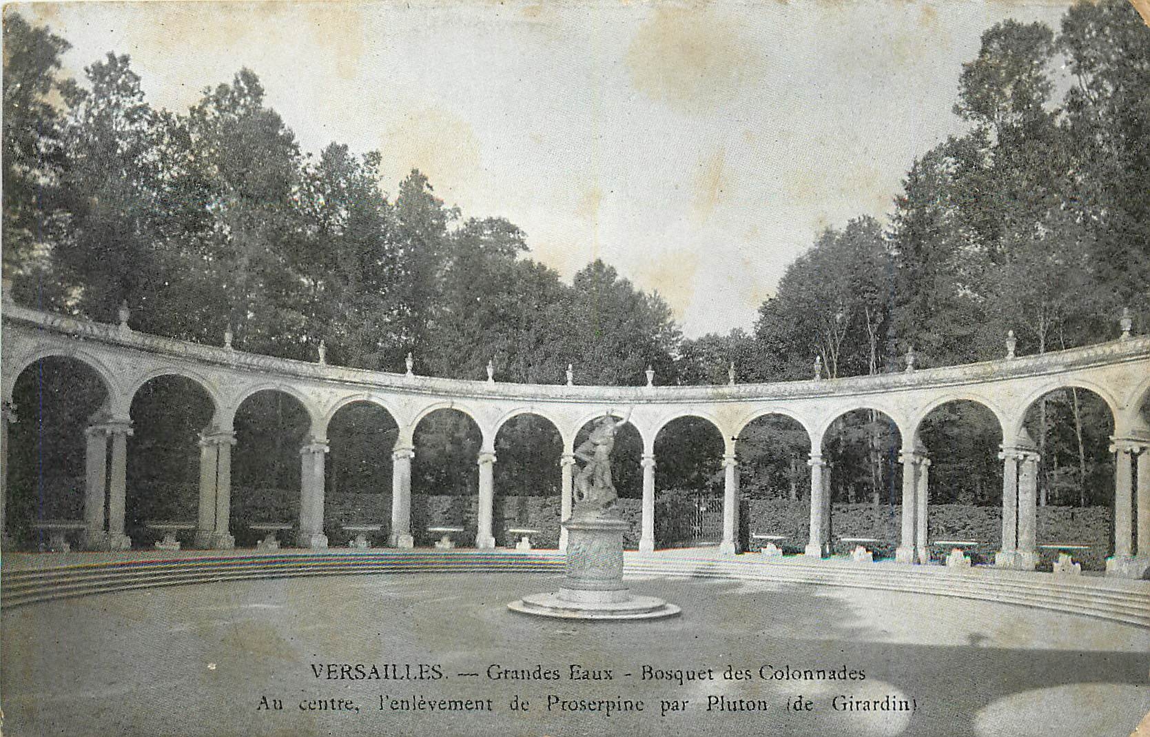 CPA Versailles Grandes Eaux Bosquet des Colonnades 