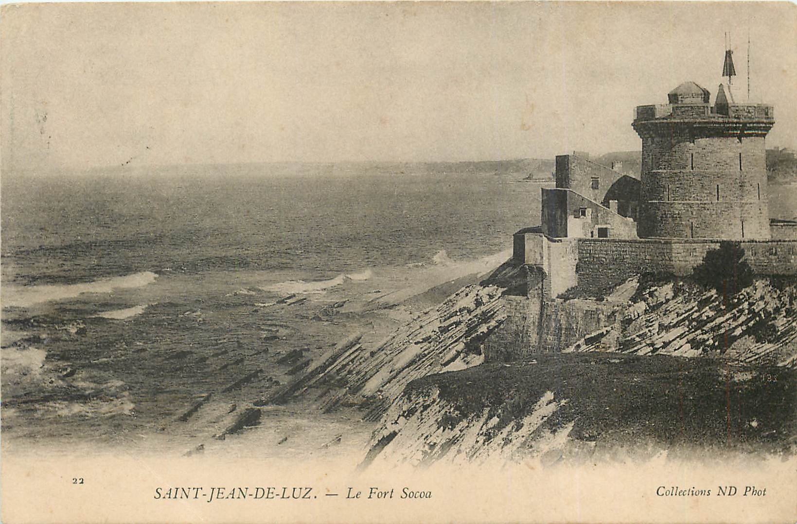 CPA Saint Jean de Luz Le Fort Socoa 