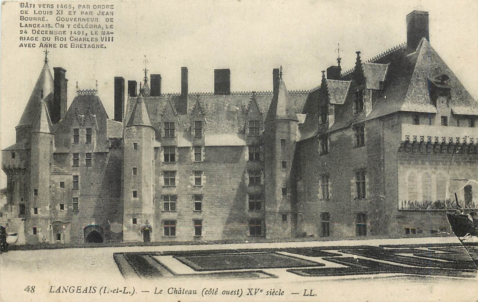 CPA Langeais I et L Le Chateau 