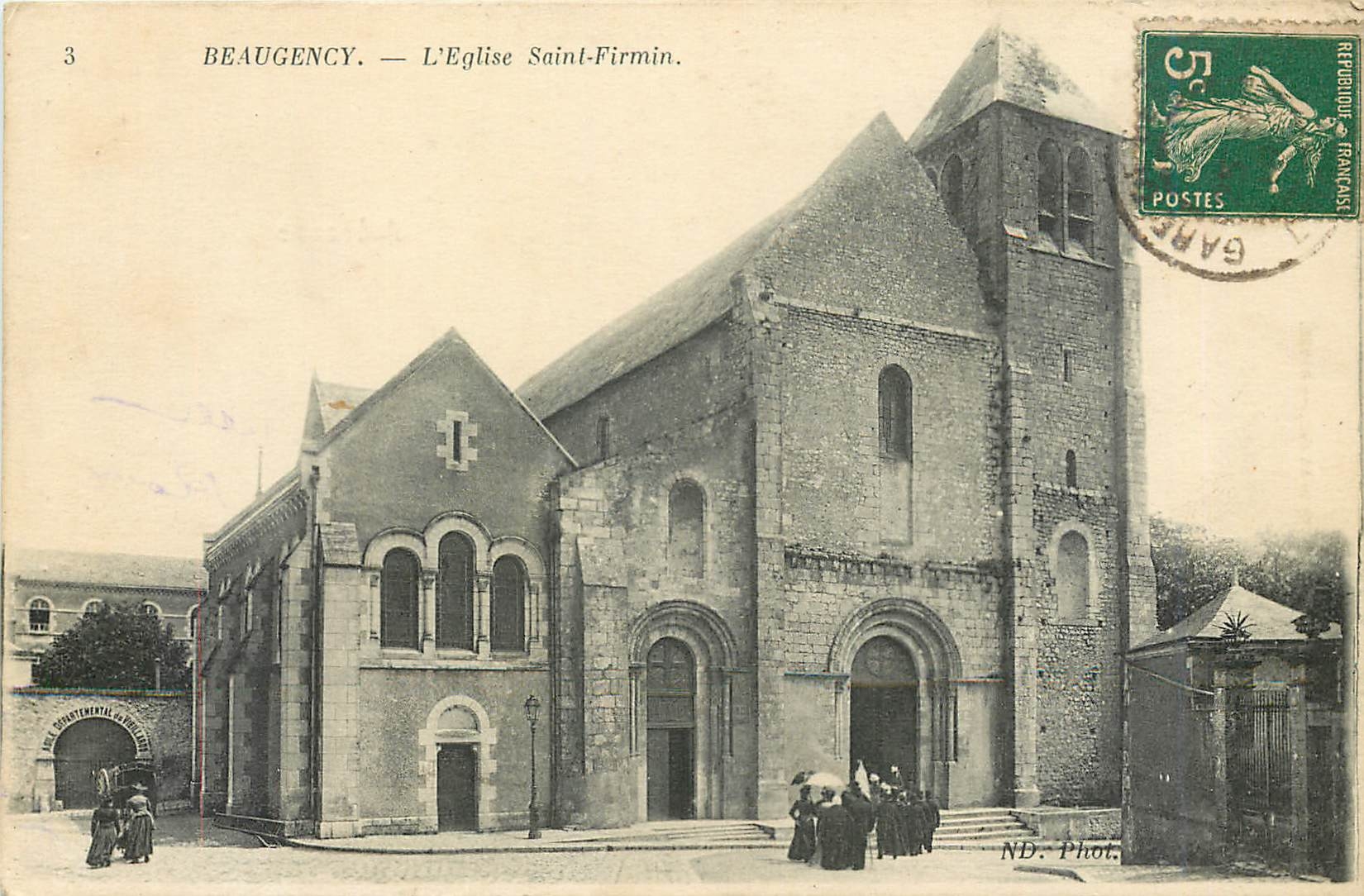 CPA Beaugency L'Eglise Saint Firmin 