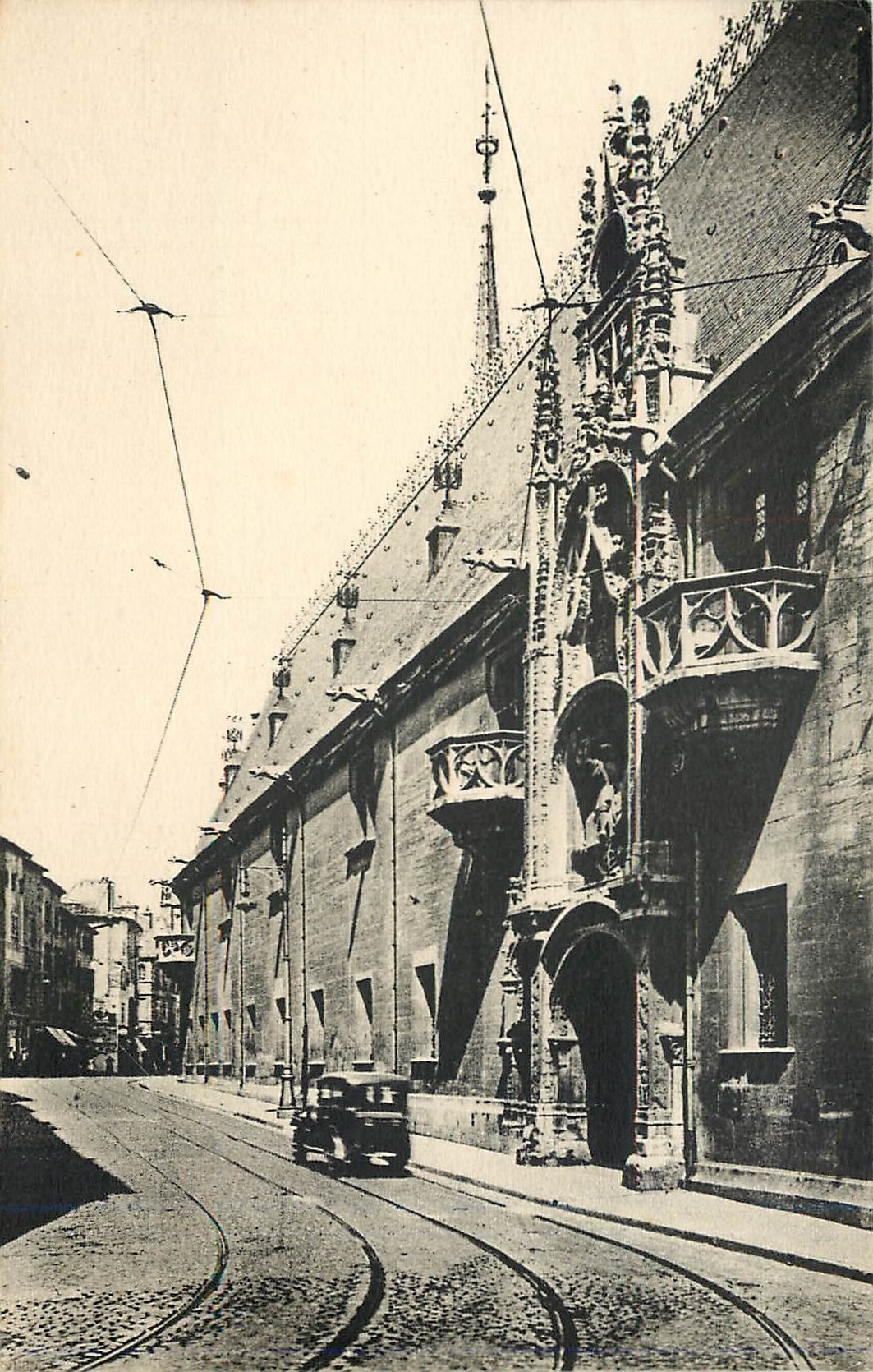 CPA Nancy Palais Ducal Grand Rue Ville Vieille 
