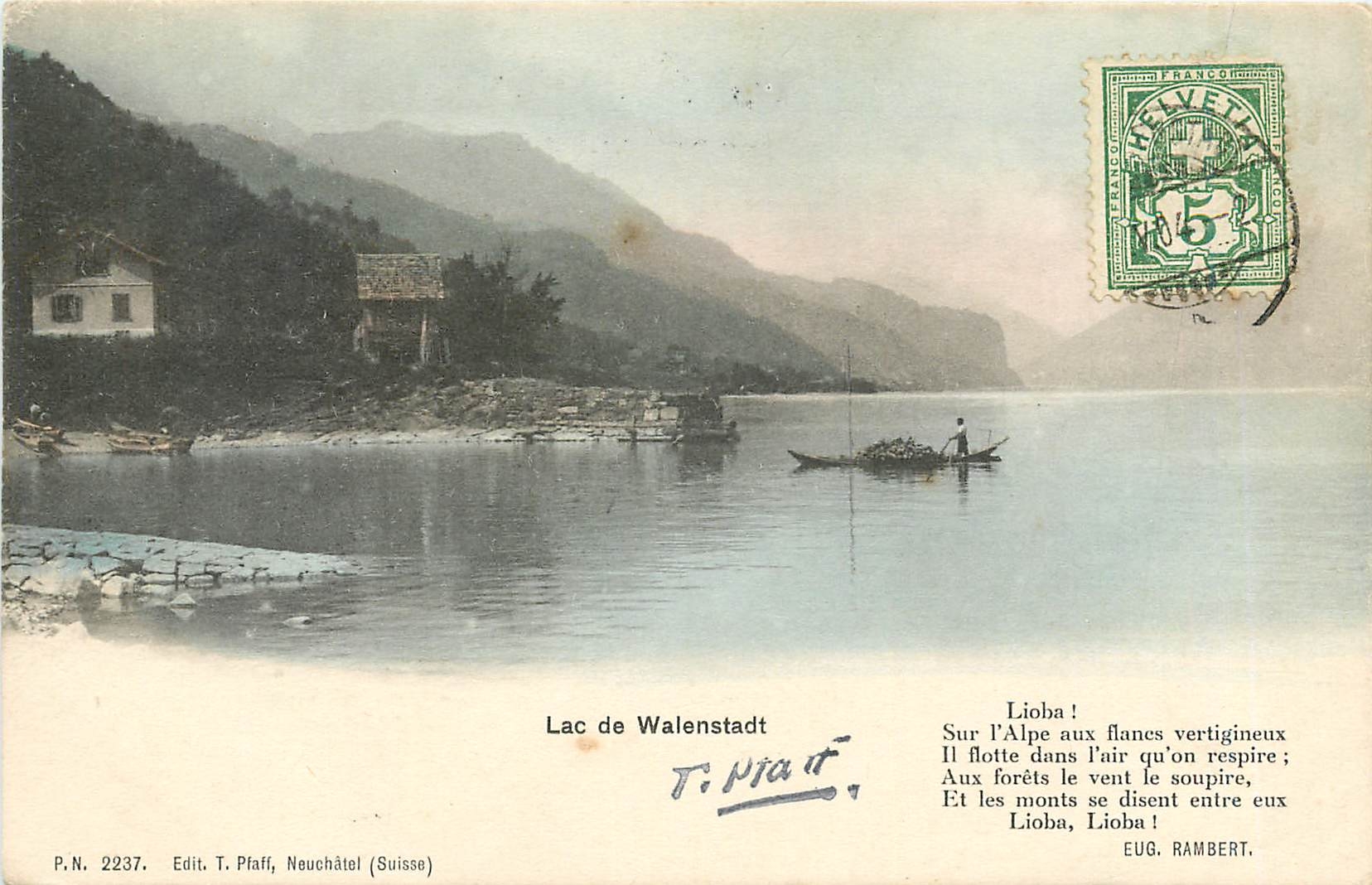 CPA Lac de Walenstadt 