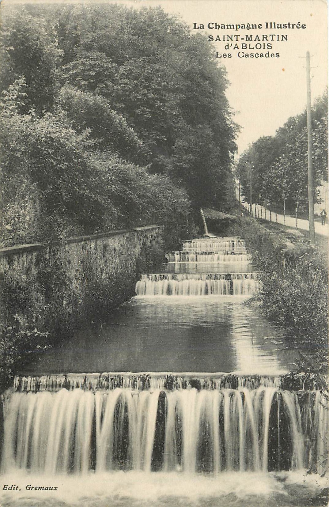 CPA Saint Martin d'Ablois Les Cascades 