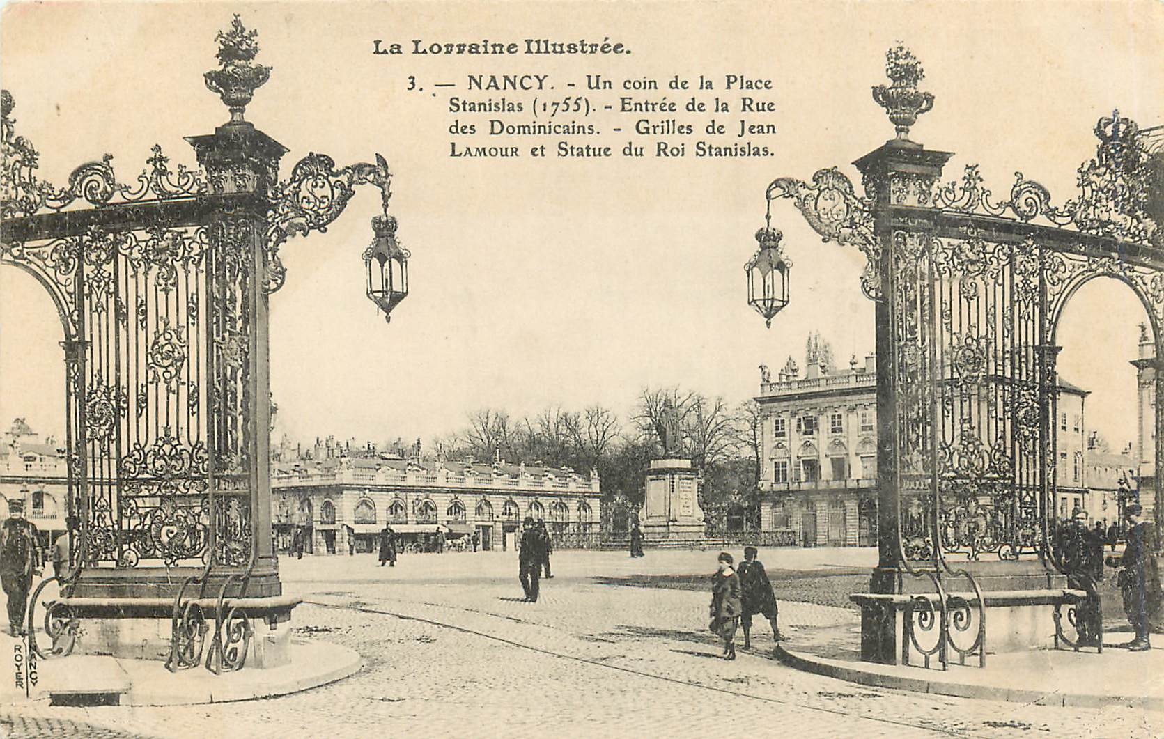 CPA Nancy Un coin de la Place Stanislas 