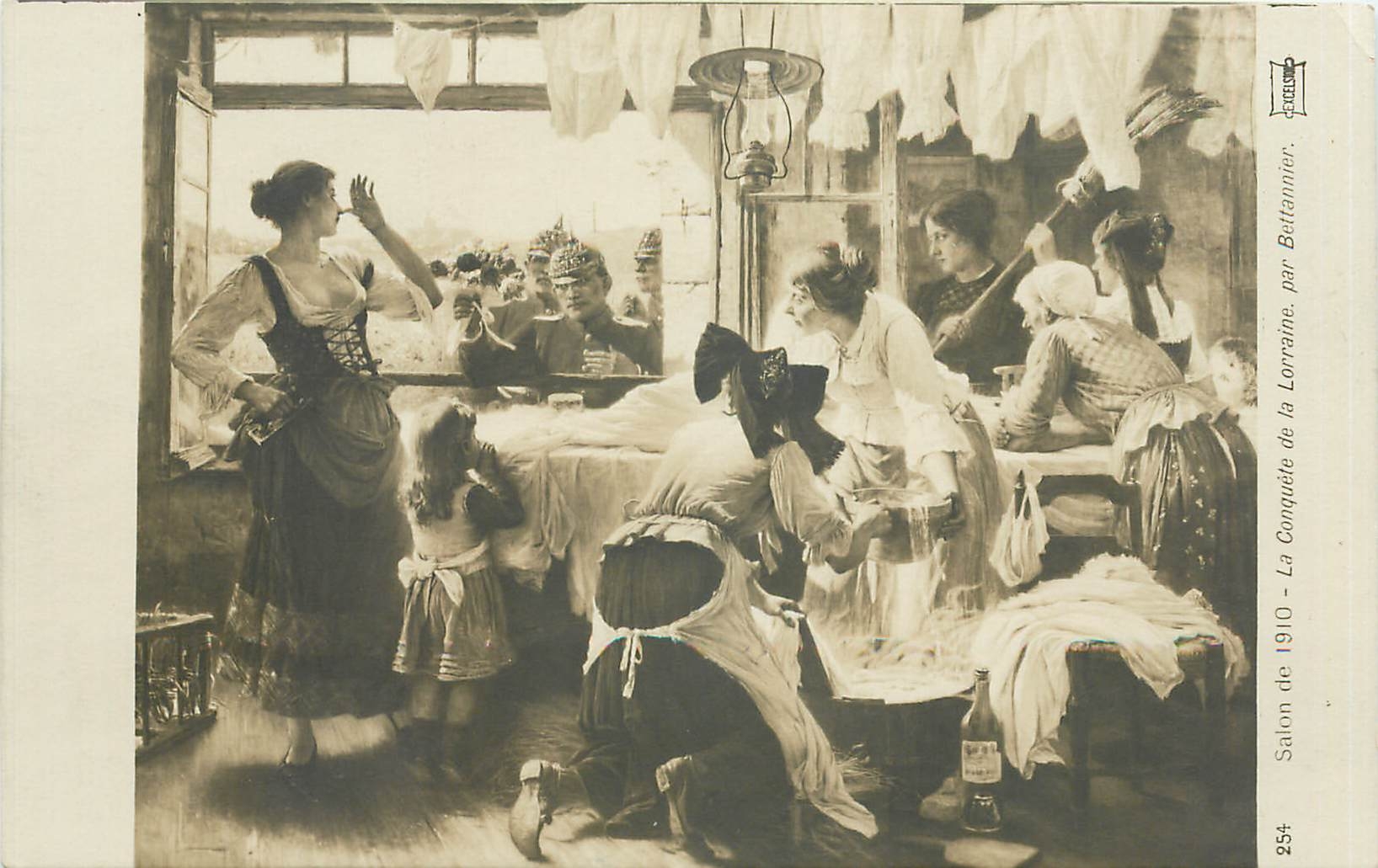 CPA Salon de 1910 La Conquete de la Lorraine par Bettannier