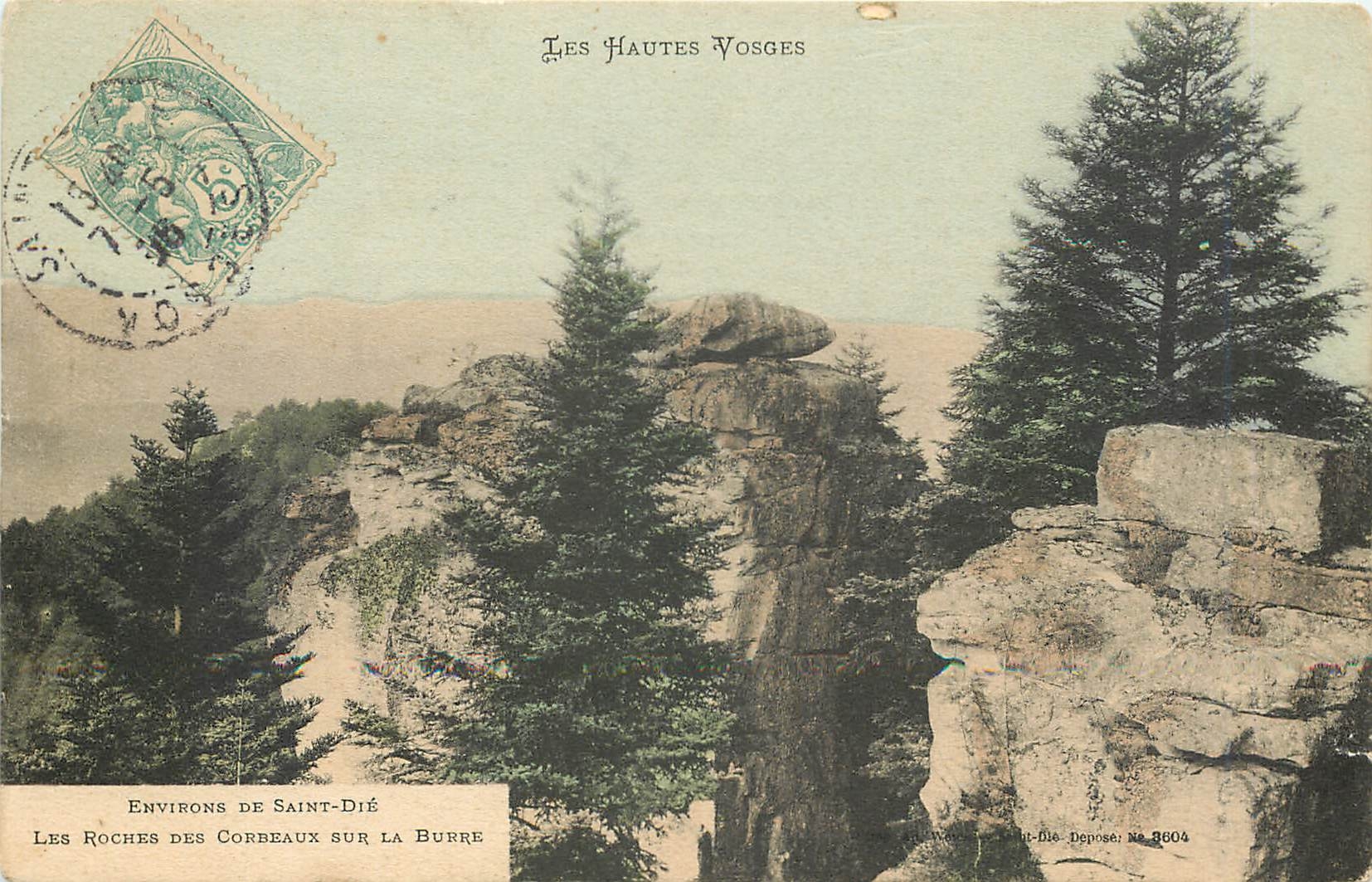 CPA Environs de Saint Die Les Roches des Cordeaux sur la Burre 