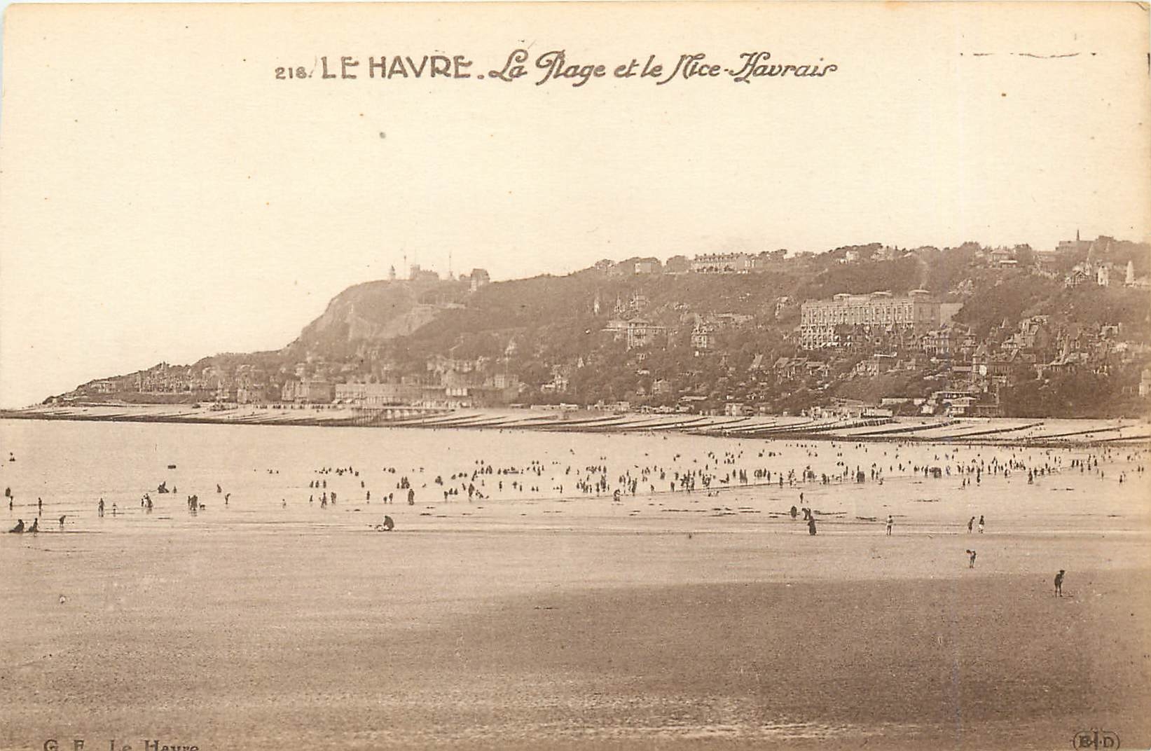CPA Le Havre La Plage et le Nice Havrais 