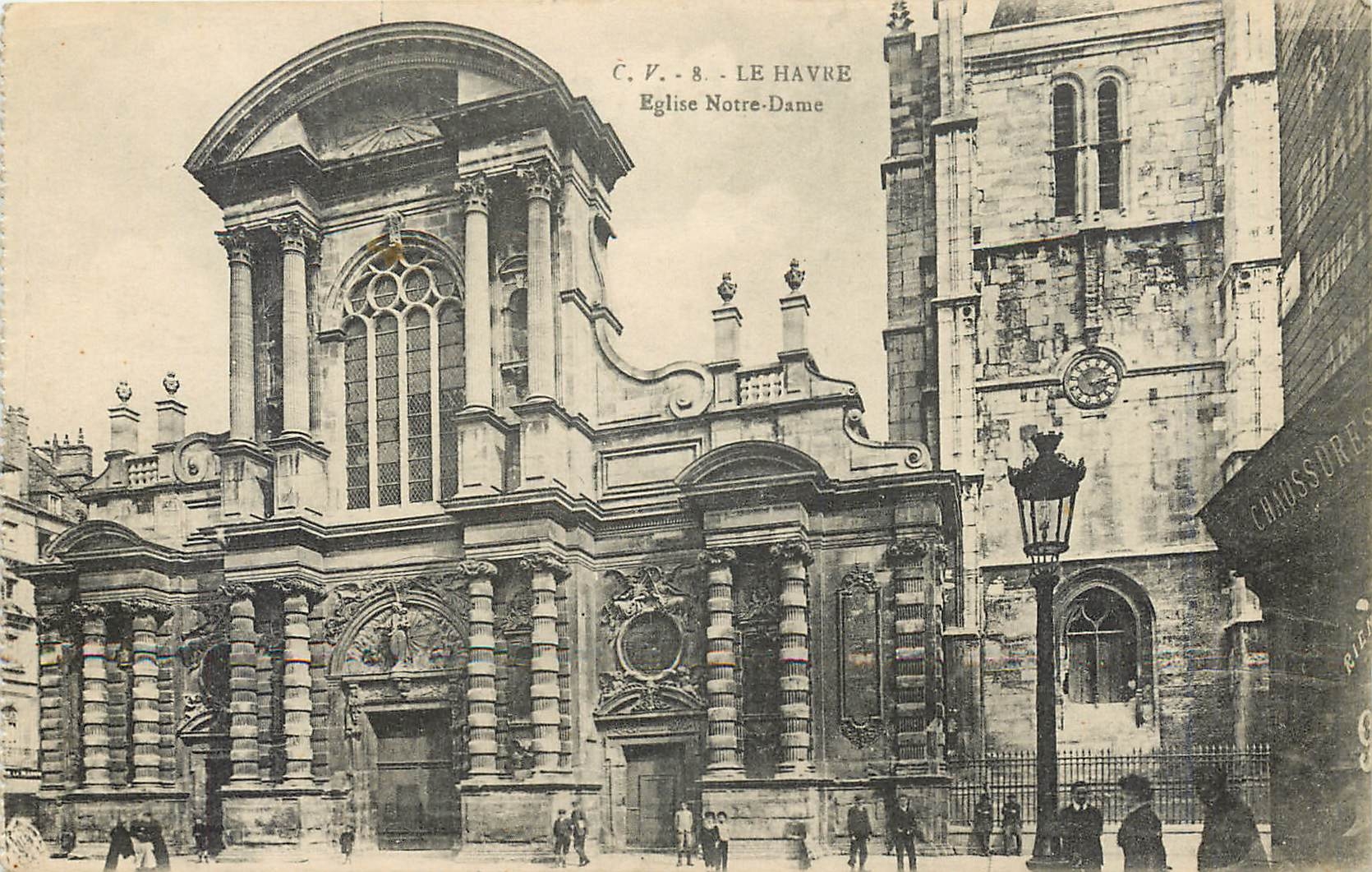 CPA Le Havre Eglise Notre Dame 