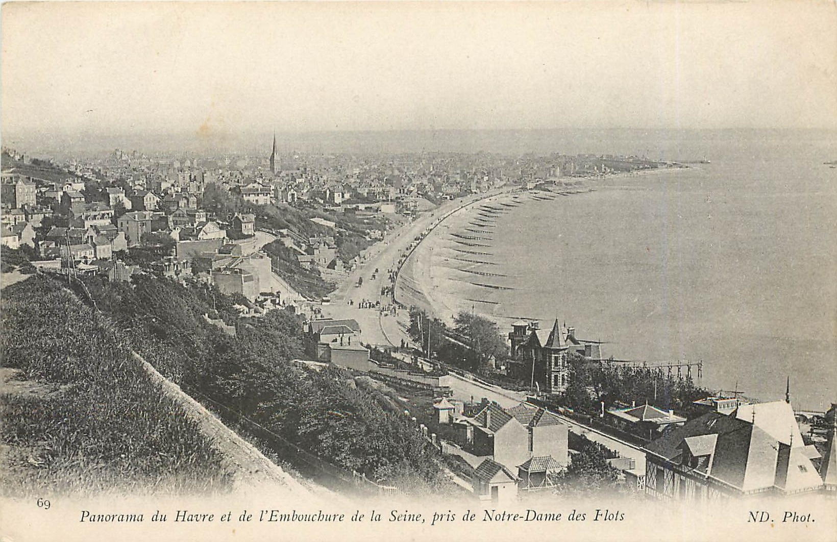 CPA Panorama du Havre et de l'Embouchure de la Seine pris de Notre Dame des Flots 