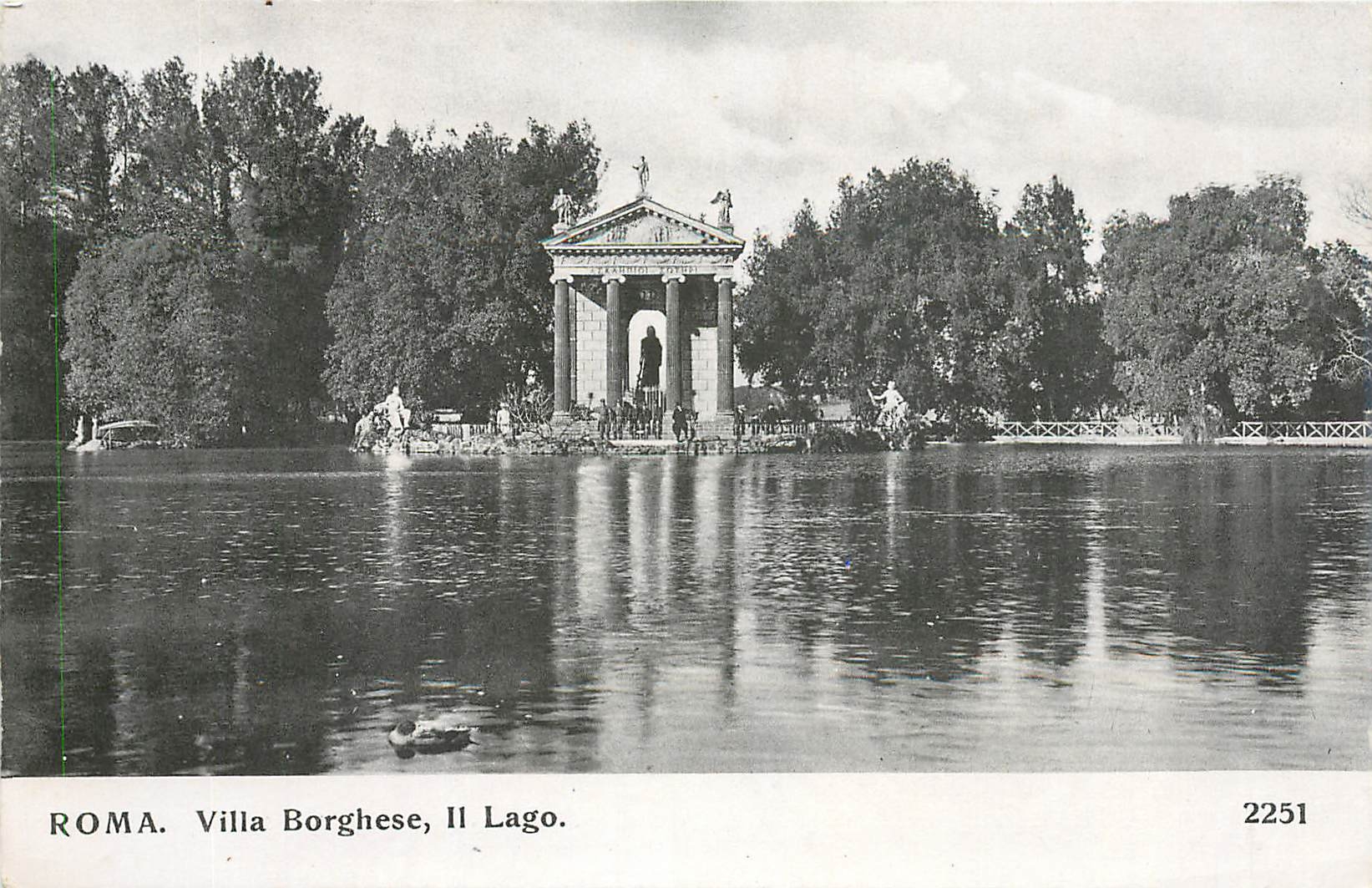 CPA Roma Villa Borghese Il Lago