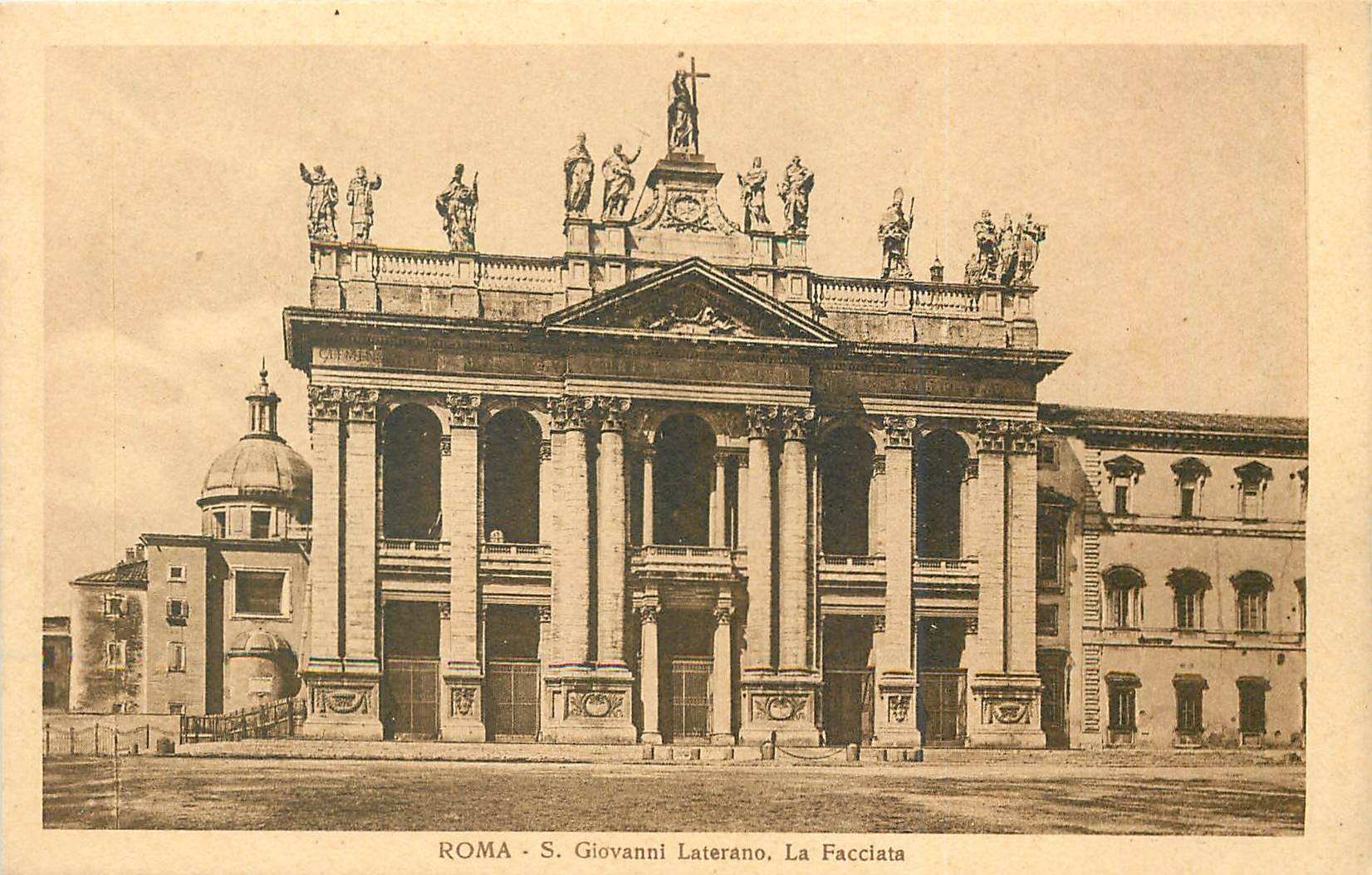 CPA Roma S giovanni Laterano La facciata